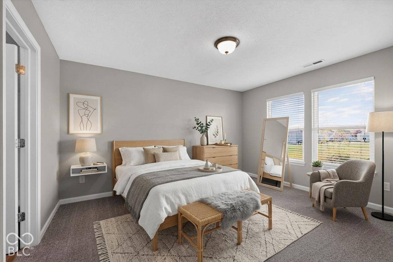 Virtually Altered - Virtual staging of primary bedroom