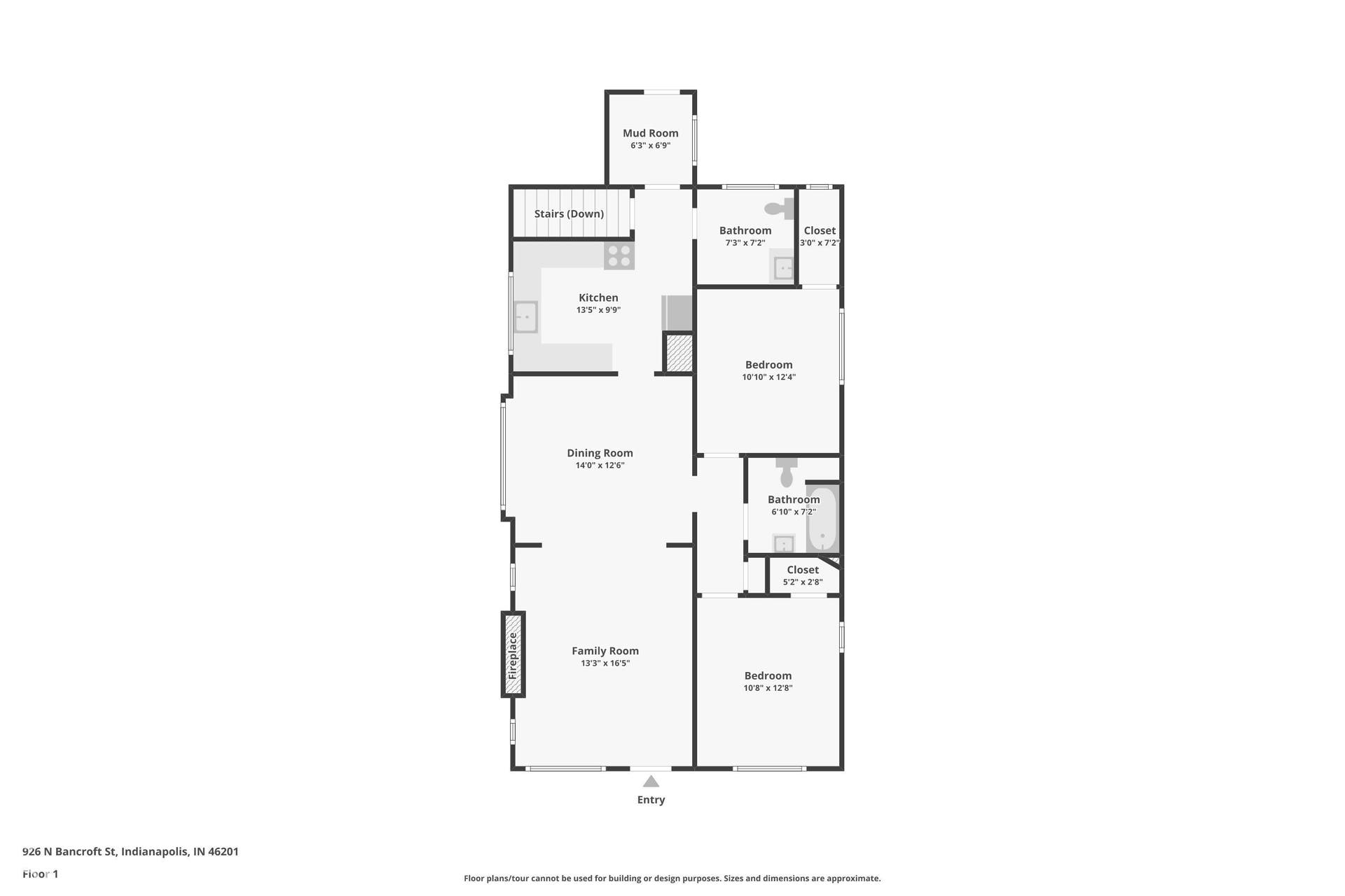 926 N Bancroft Street, Indianapolis, IN 46201 926 N Bancroft Street, Indianapolis, IN 46201