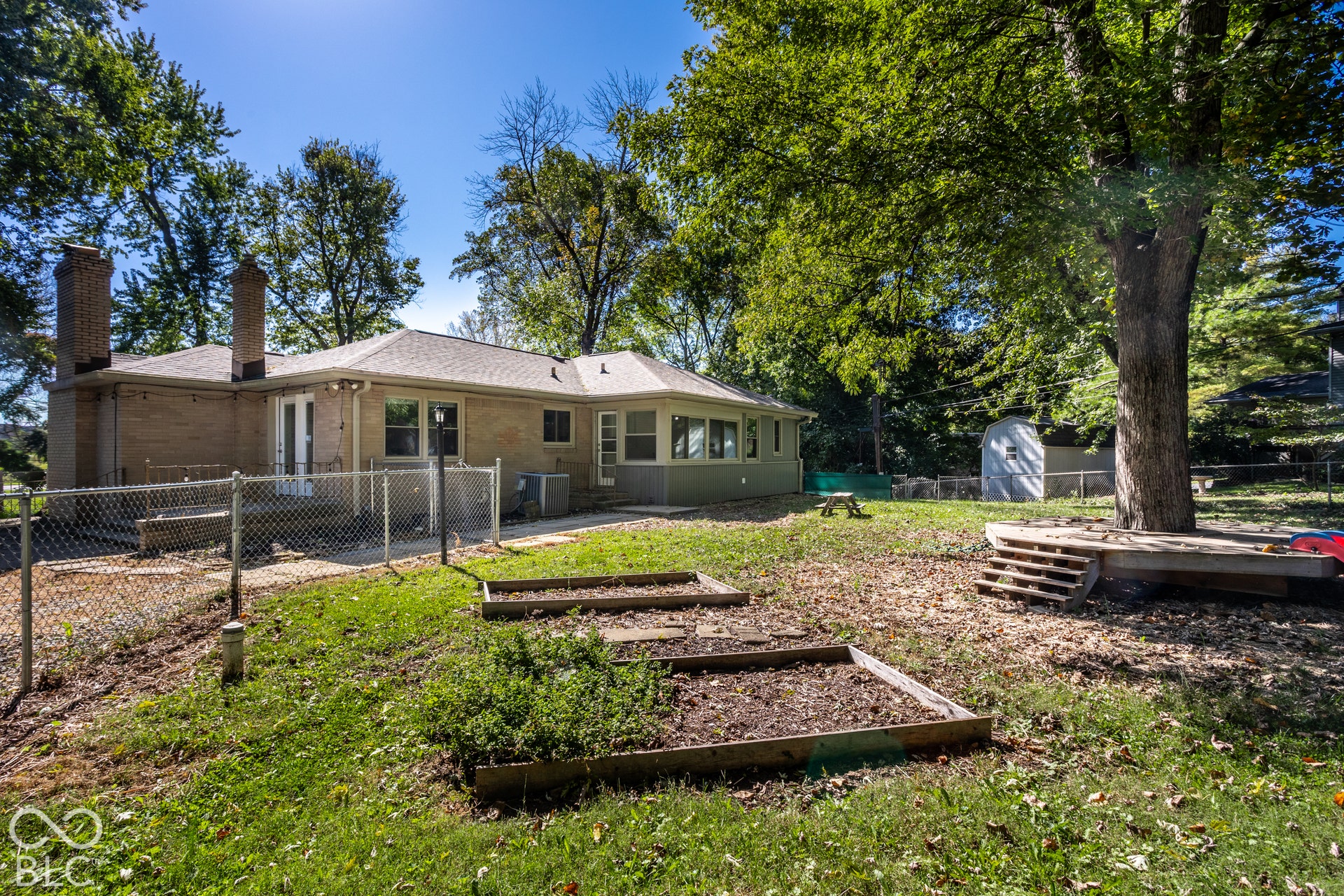 5280 E Fall Creek Parkway North Drive, Indianapolis, IN 46220 Back Of Structure
