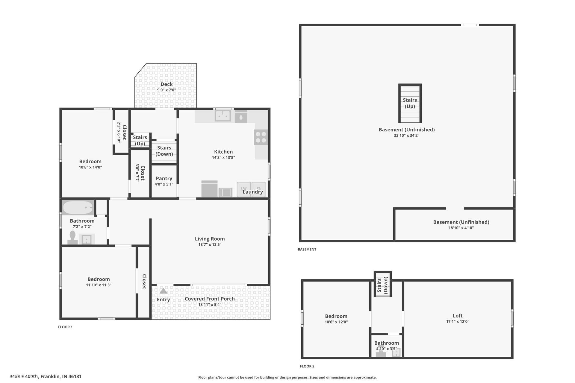 4469 E 400 S, Franklin, IN 46131 Floor plan