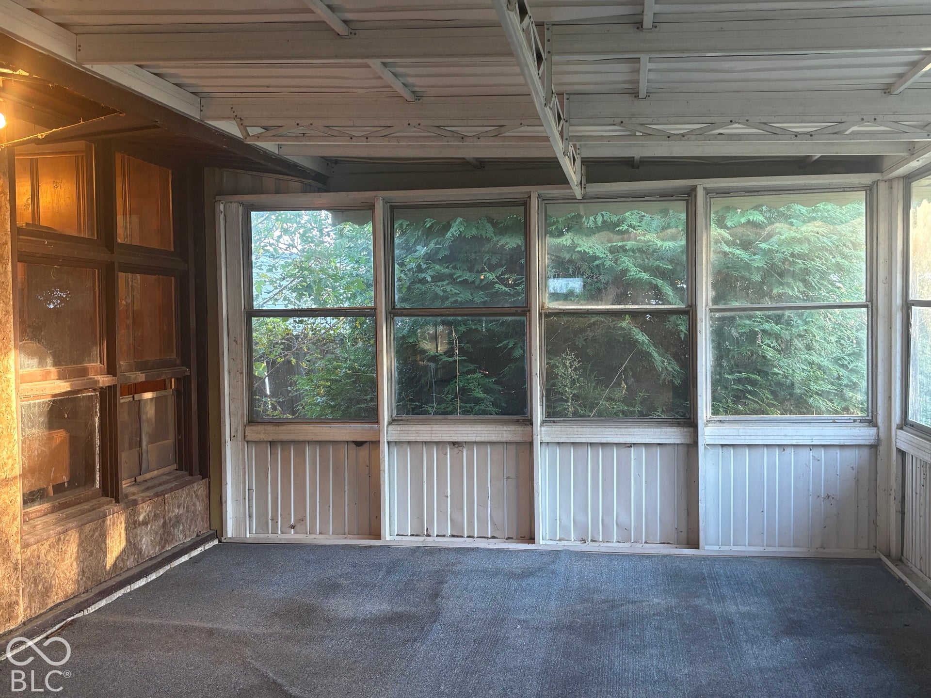 Enclosed back porch