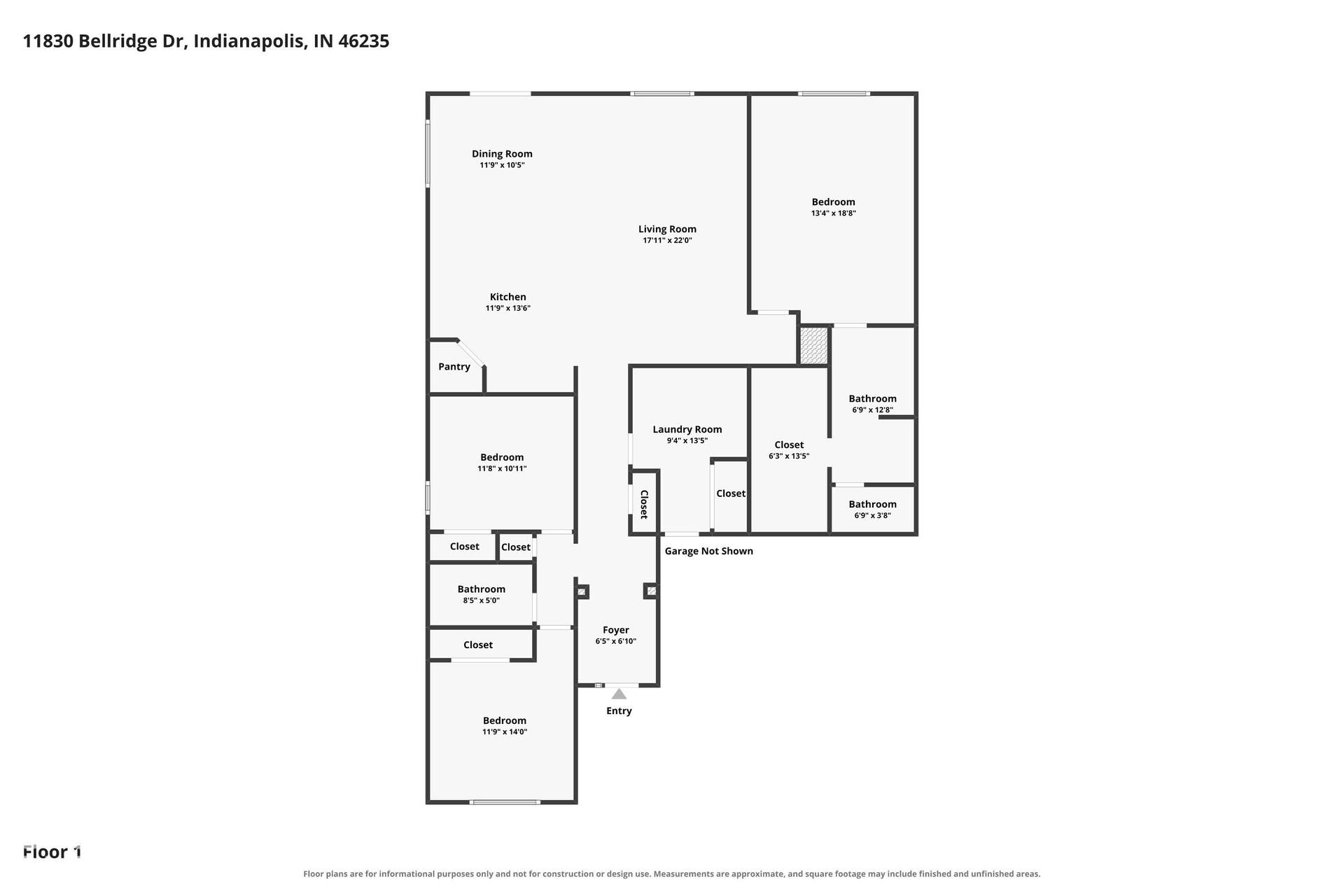 11830 Bellridge Drive, Indianapolis, IN 46235