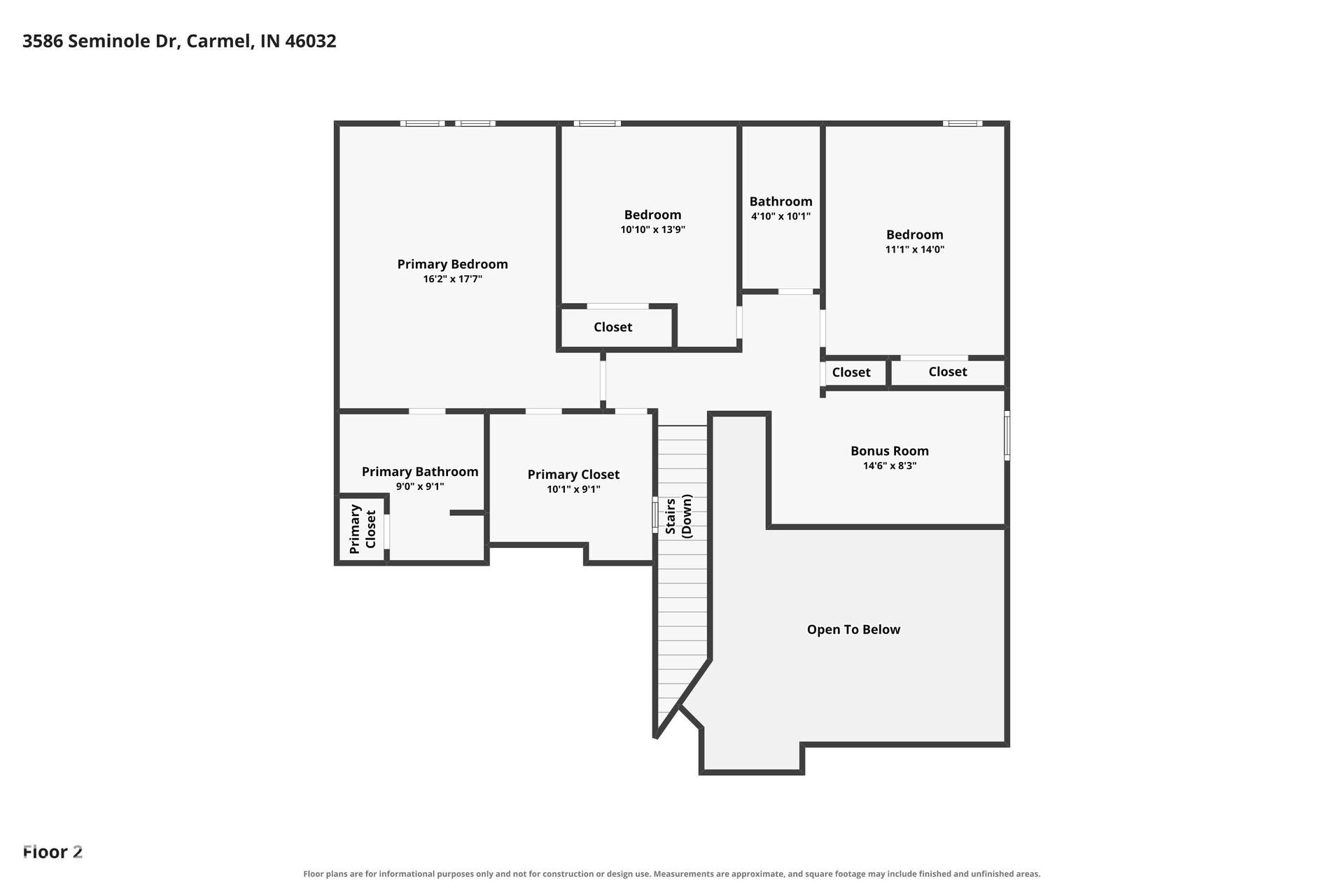 3586 Seminole Drive, Carmel, IN 46032
