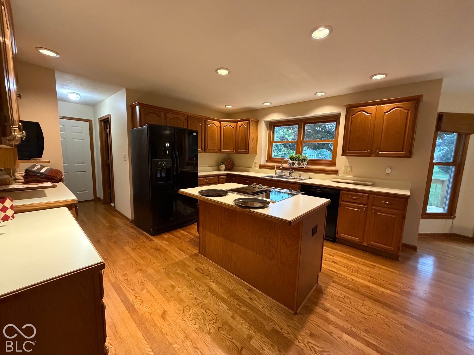 Beautiful view of large homesite and Indiana sunsets.