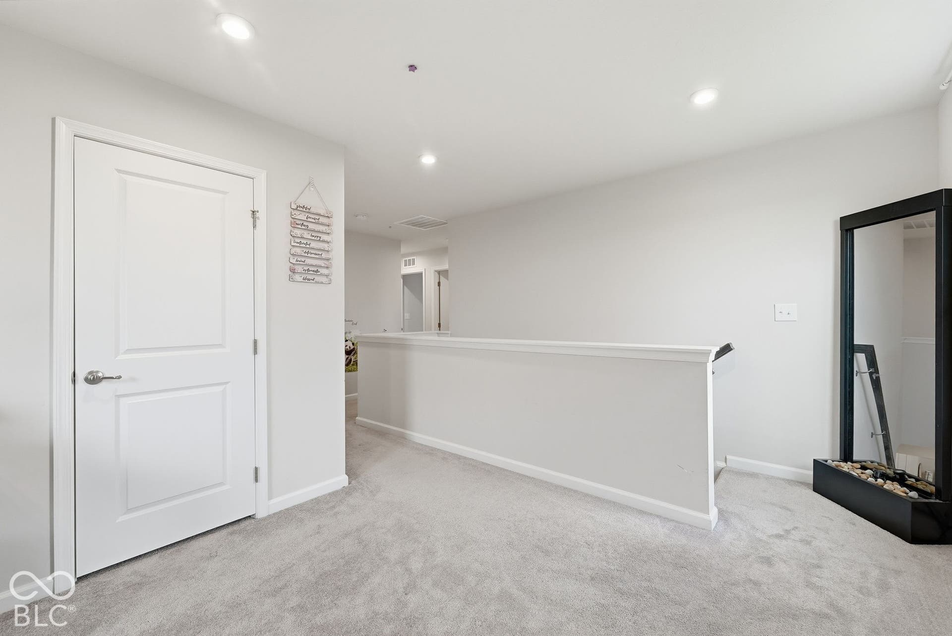 275 Bohicket Road, Whiteland, IN 46184 Neutral wall-to-wall carpeting, recessed ceiling lighting, and a solid-core interior door
