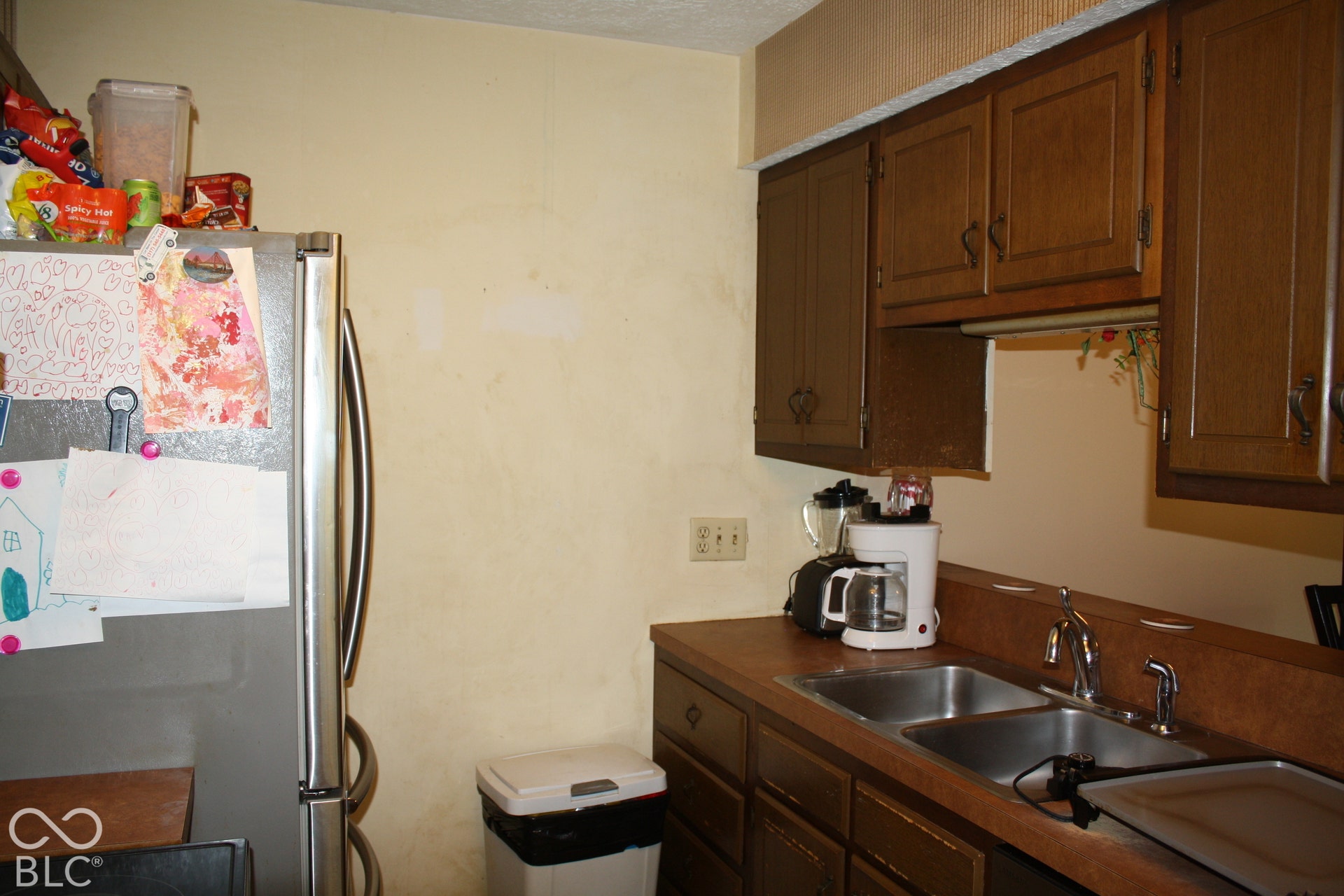 Kitchen with pass through to the dining room
