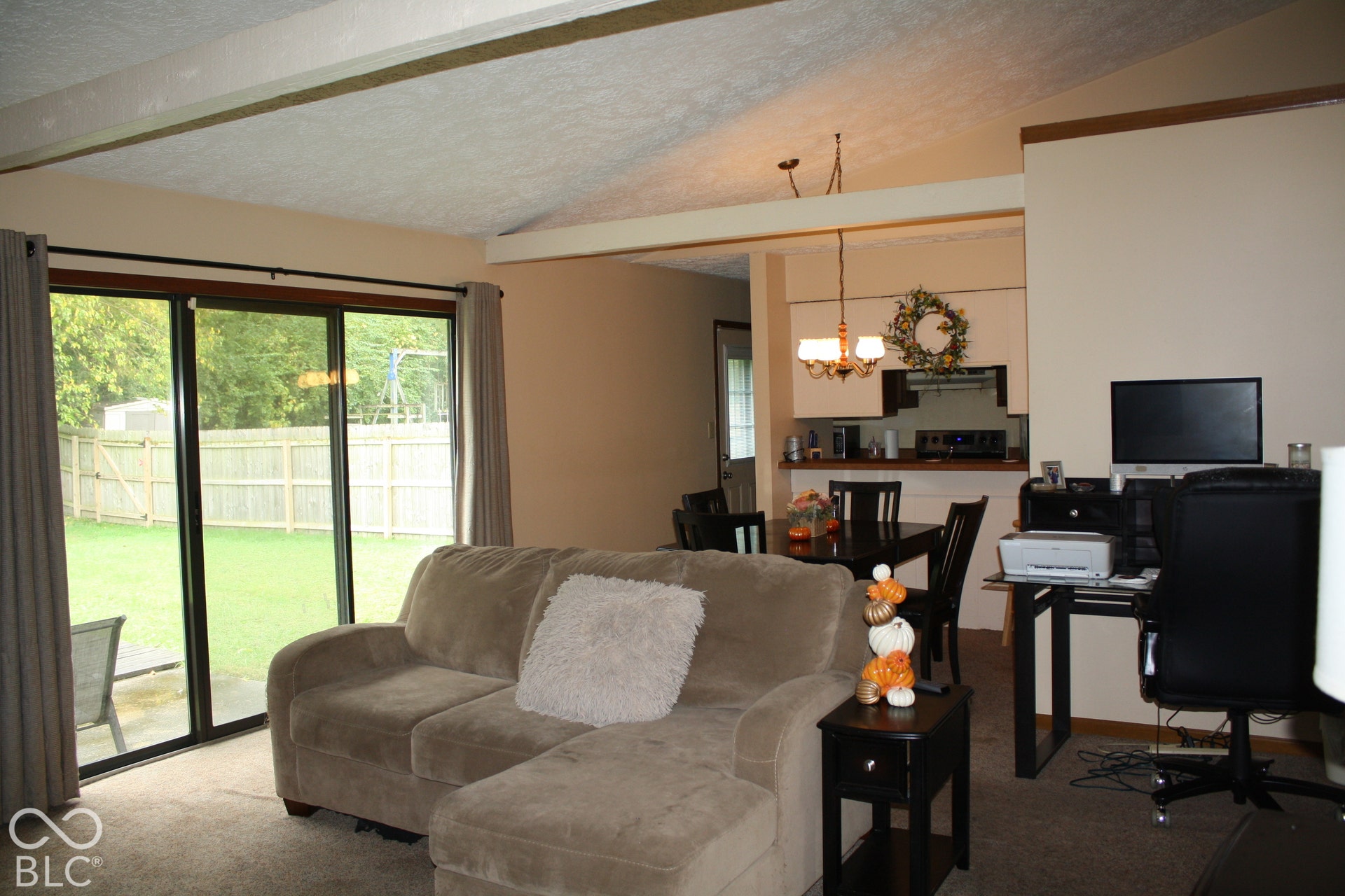 Great room looking toward the dining room