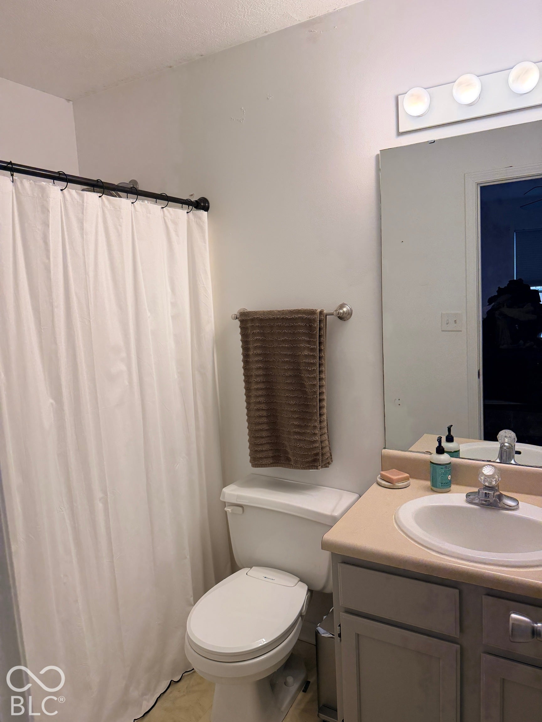 Hall bath...