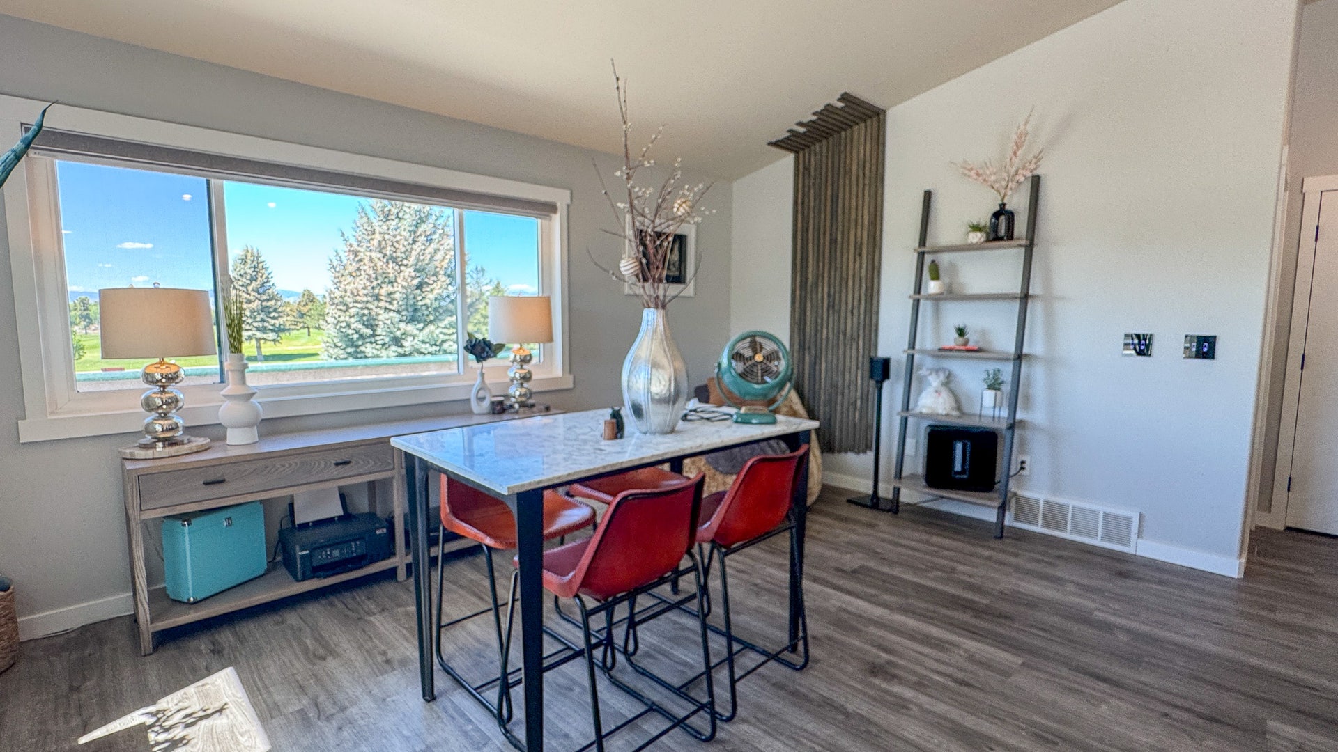 4134 Fox Ridge Drive, Helena, MT 59602 Dining area with wood finished floors and baseboards
