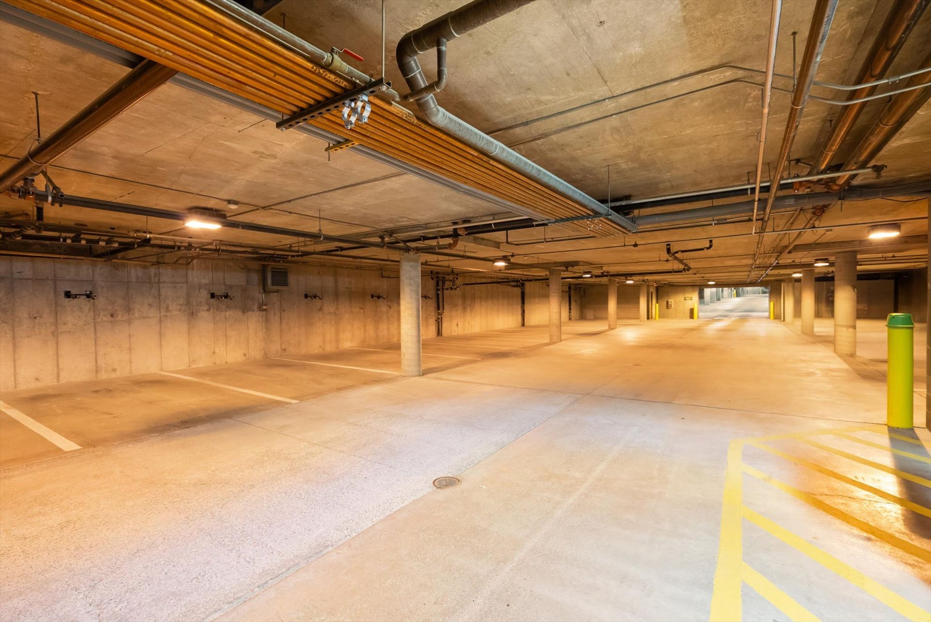 Underground garage and parking