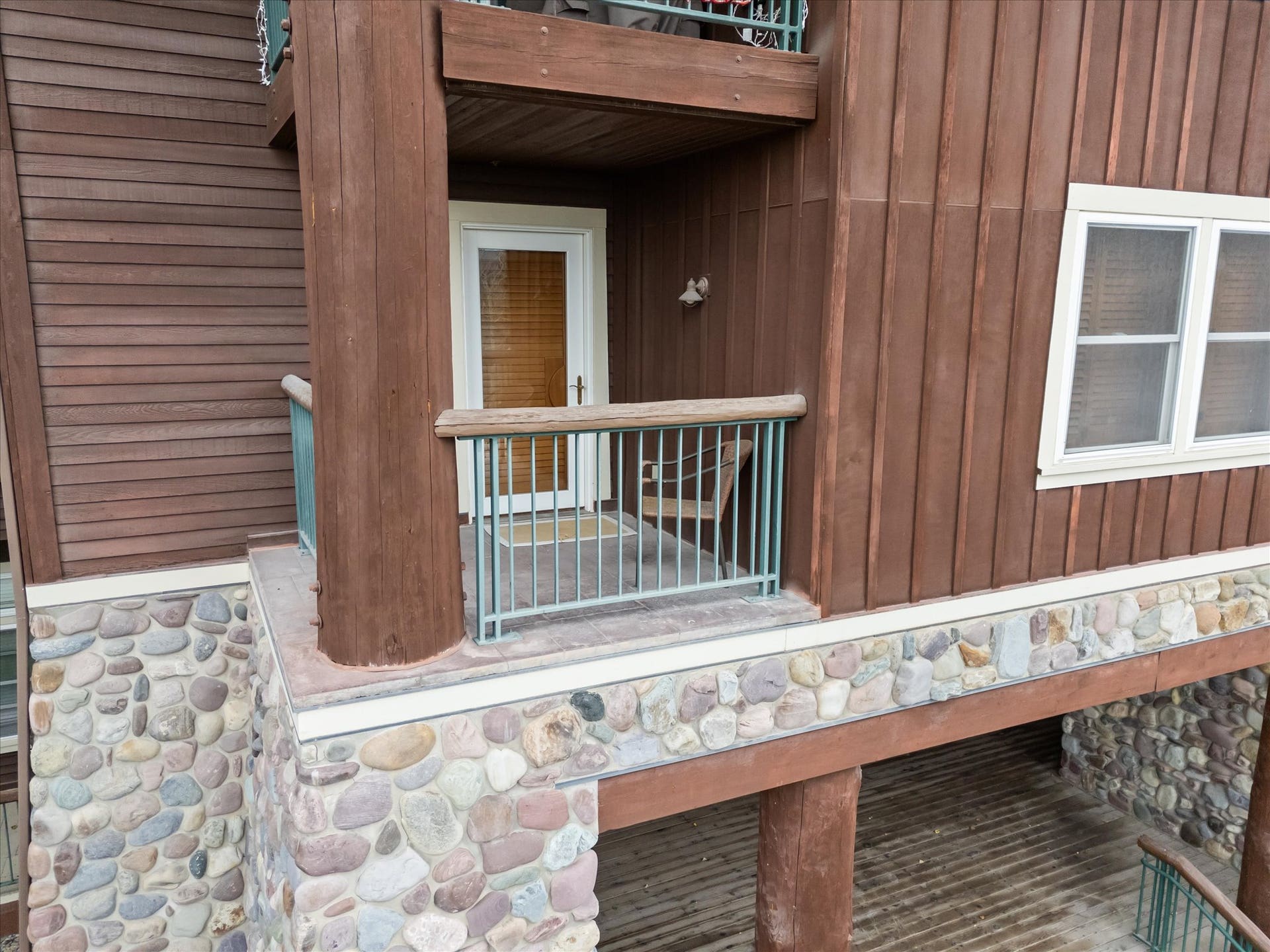 Aerial view of private balcony