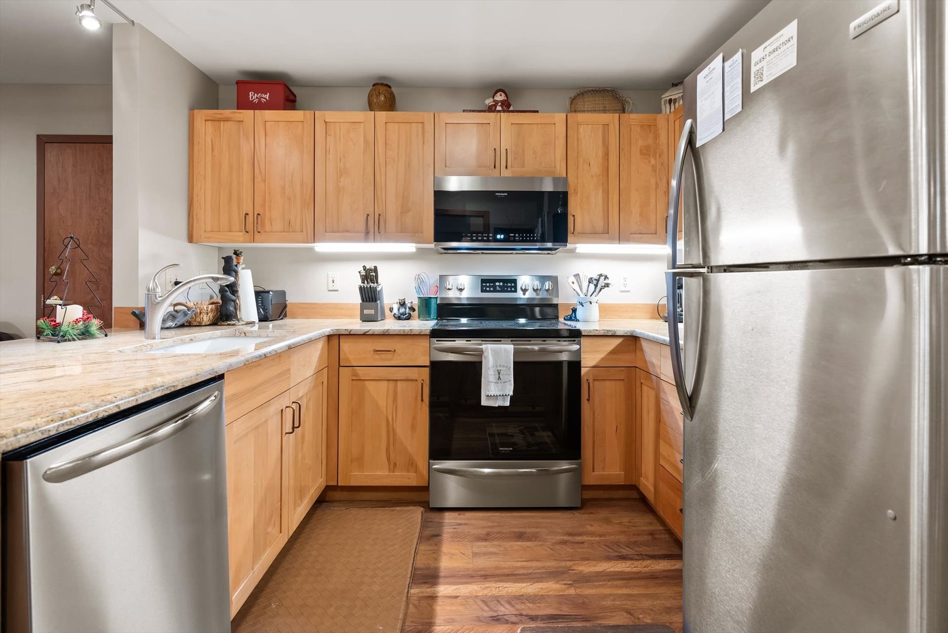 Updated Kitchen with stainless steel appliances
