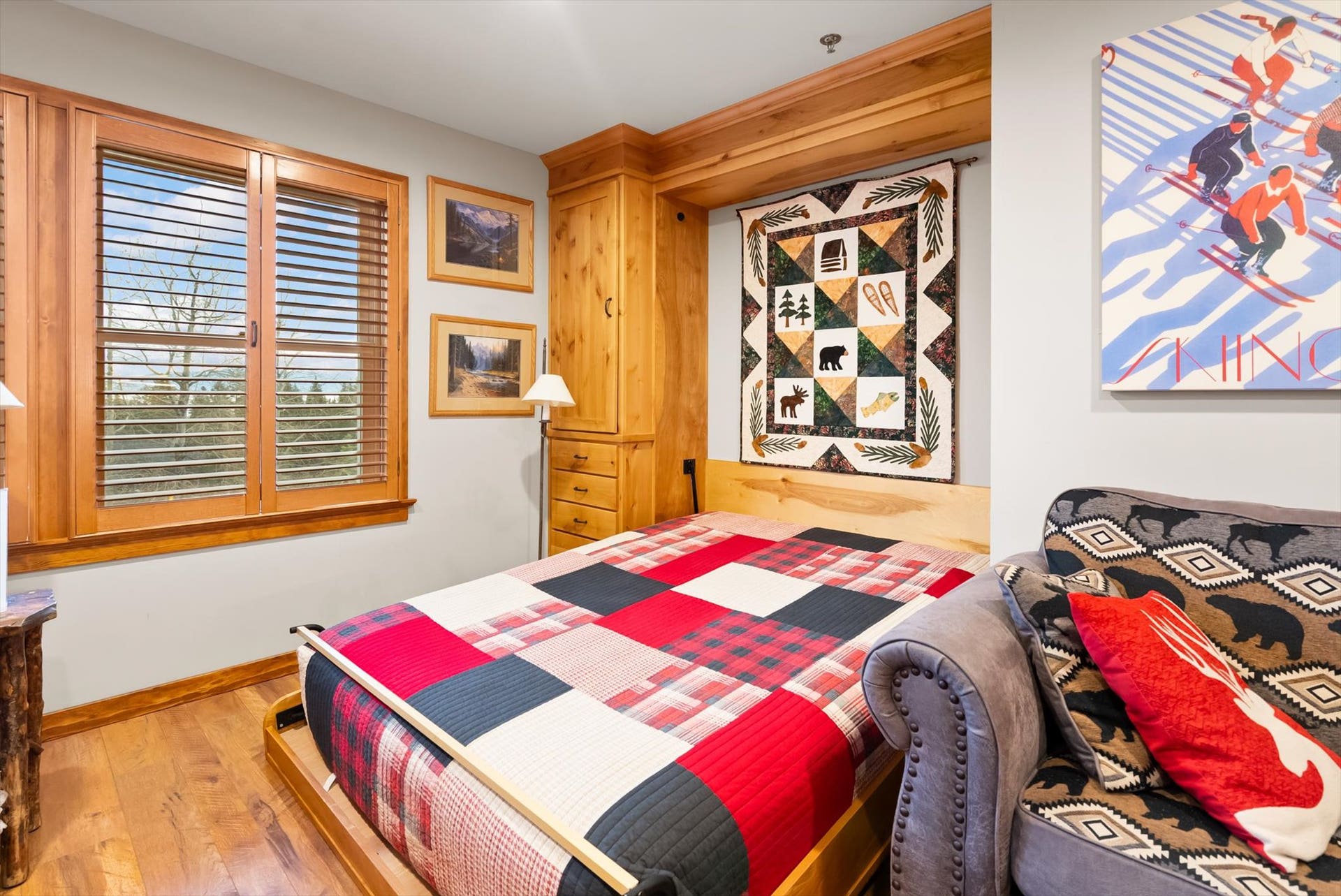 Custom cabinet with murphy bed
