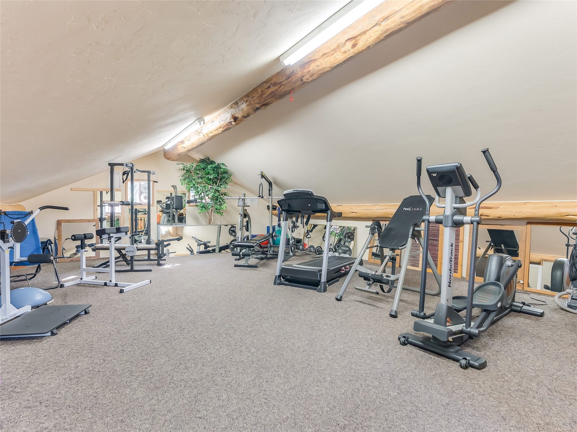 556 Windy Acres Drive, Columbia Falls, MT 59912 Garage Upper Gym