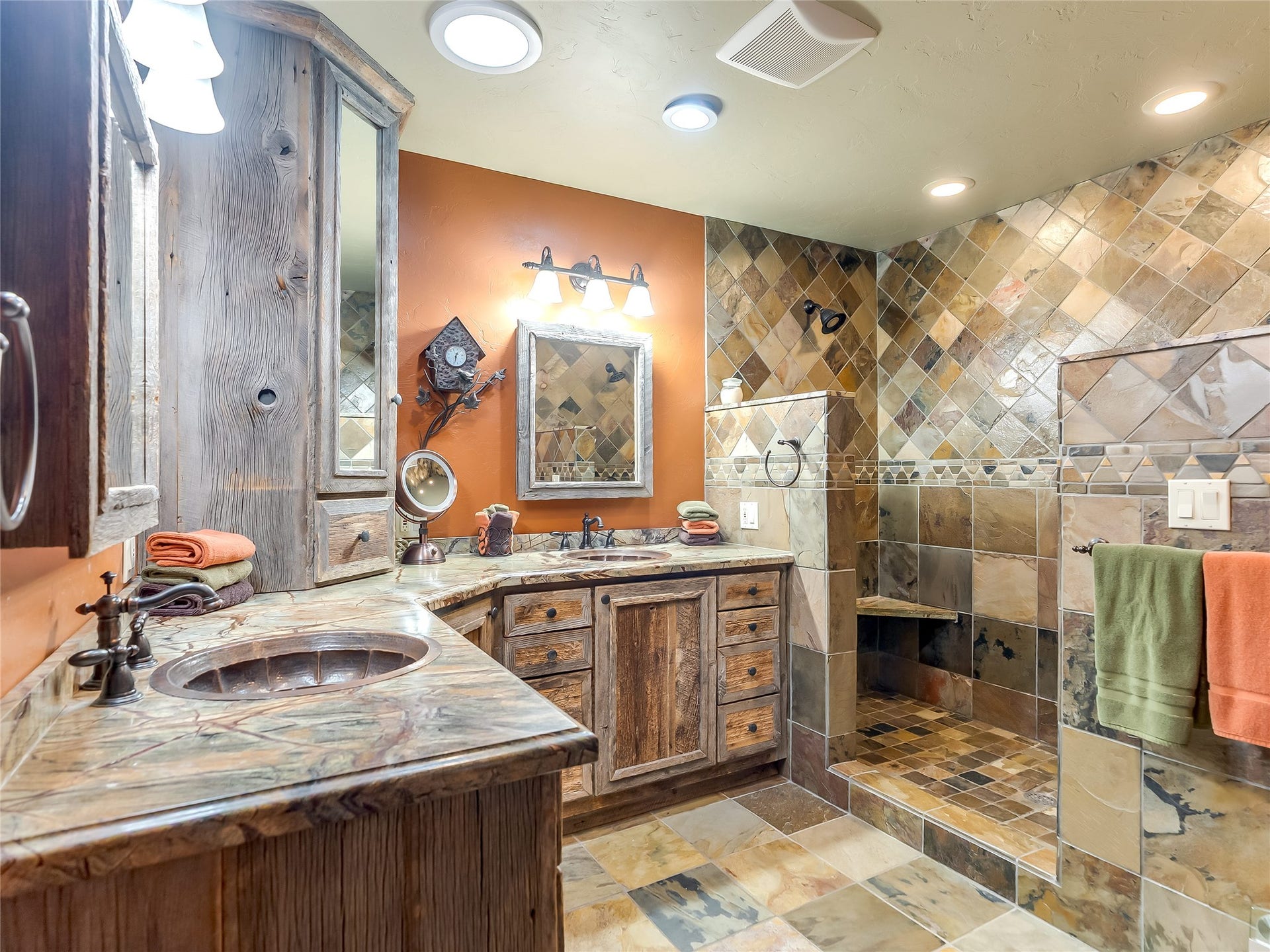 556 Windy Acres Drive, Columbia Falls, MT 59912 Main Home Master Bath