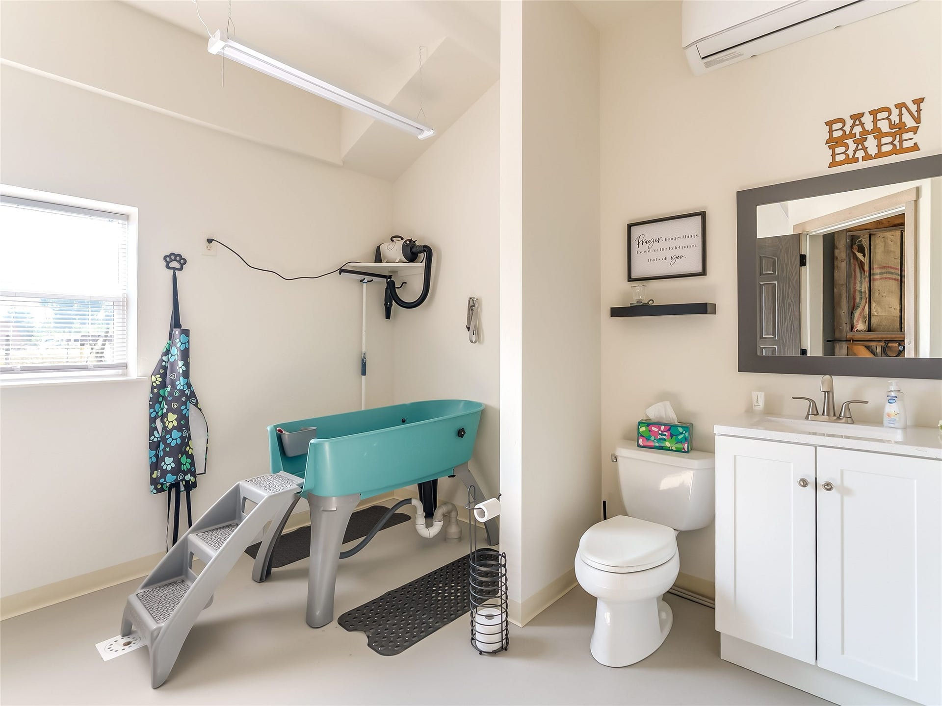 556 Windy Acres Drive, Columbia Falls, MT 59912 Barn Half Bath & Dog Wash