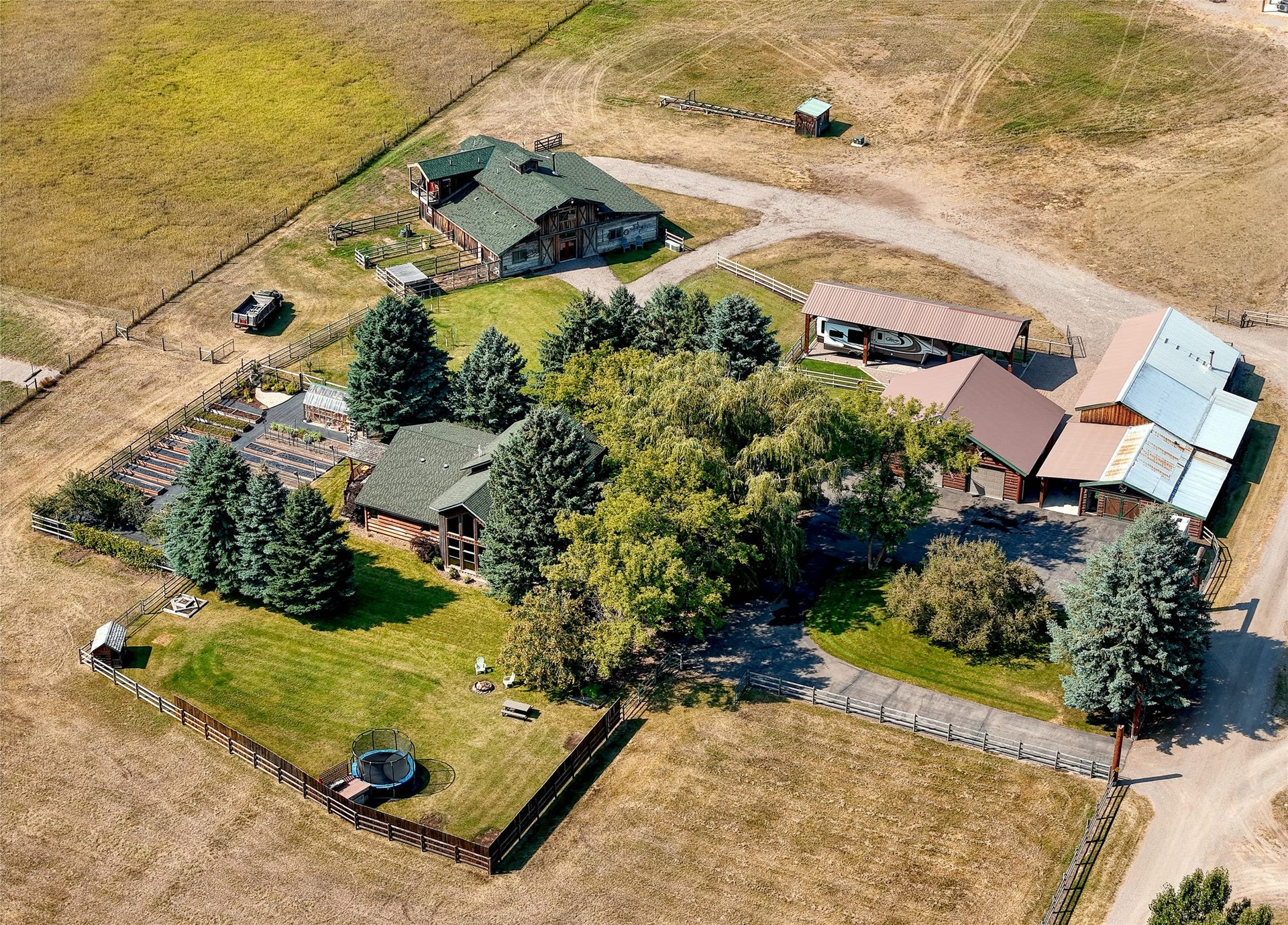 556 Windy Acres Drive, Columbia Falls, MT 59912 Aerial of Property