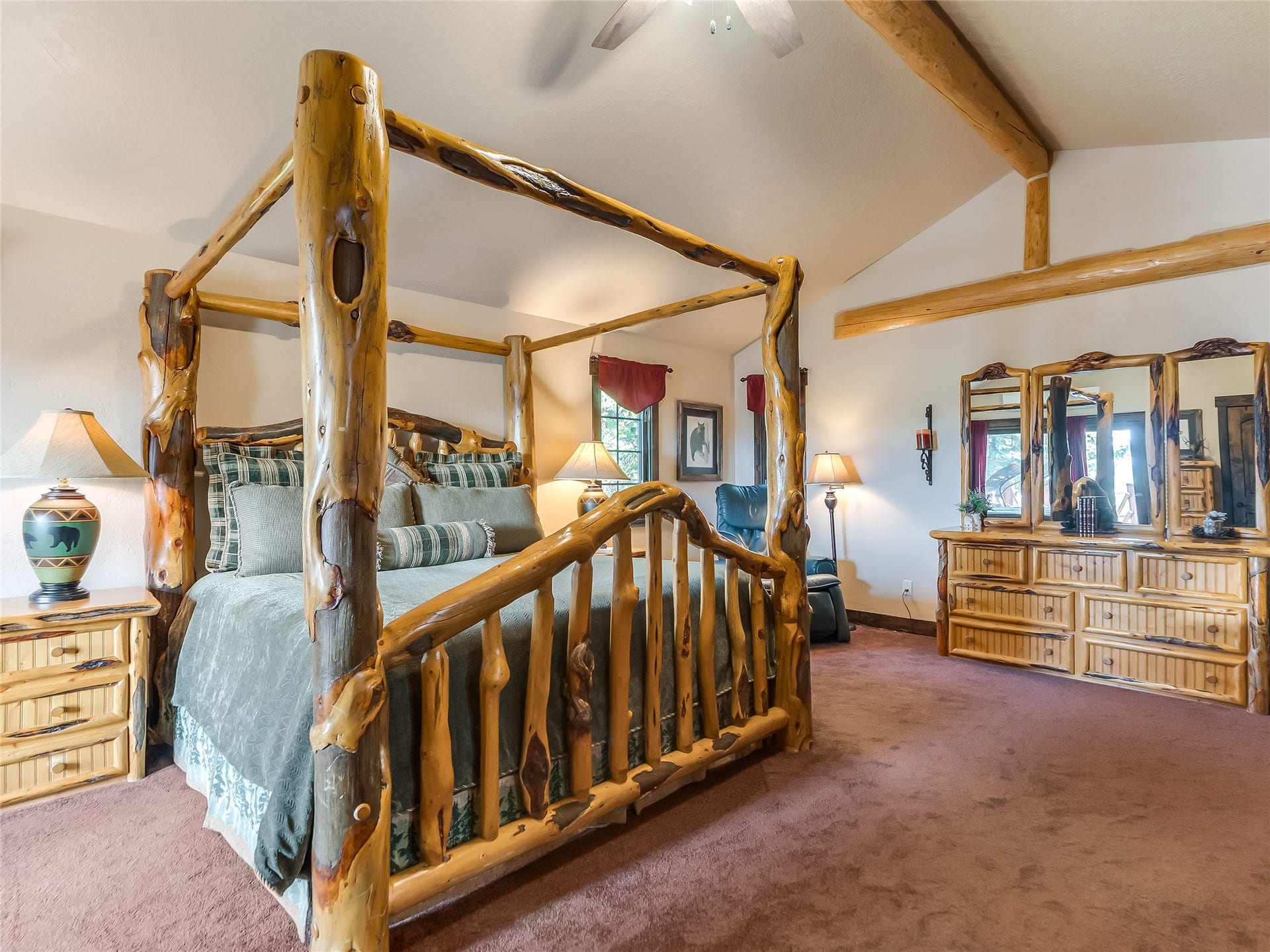 556 Windy Acres Drive, Columbia Falls, MT 59912 Main Home Master Bedroom
