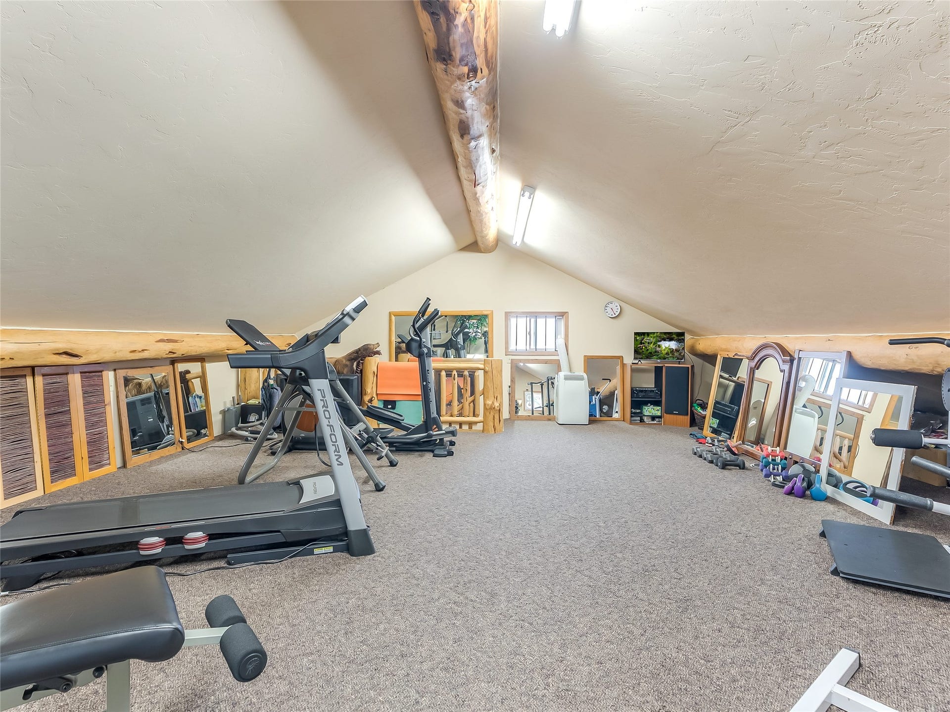 556 Windy Acres Drive, Columbia Falls, MT 59912 Garage Upper Gym