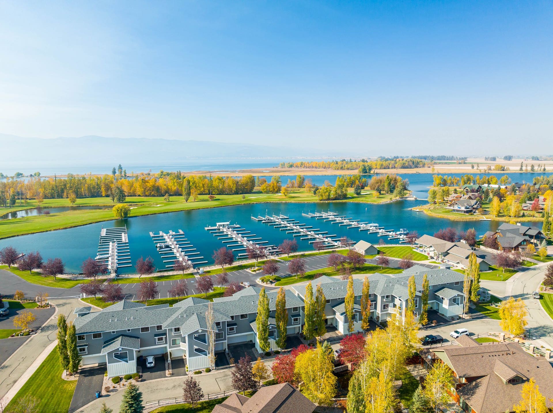 Building and Marina