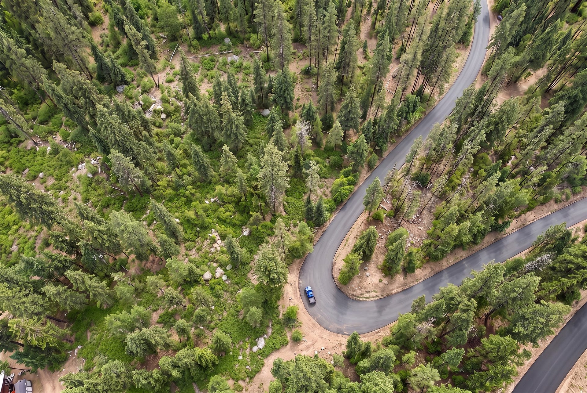 375 Ranch Road, Bigfork, MT 59911 AI-generated seasonal visualization; original photo immediately following