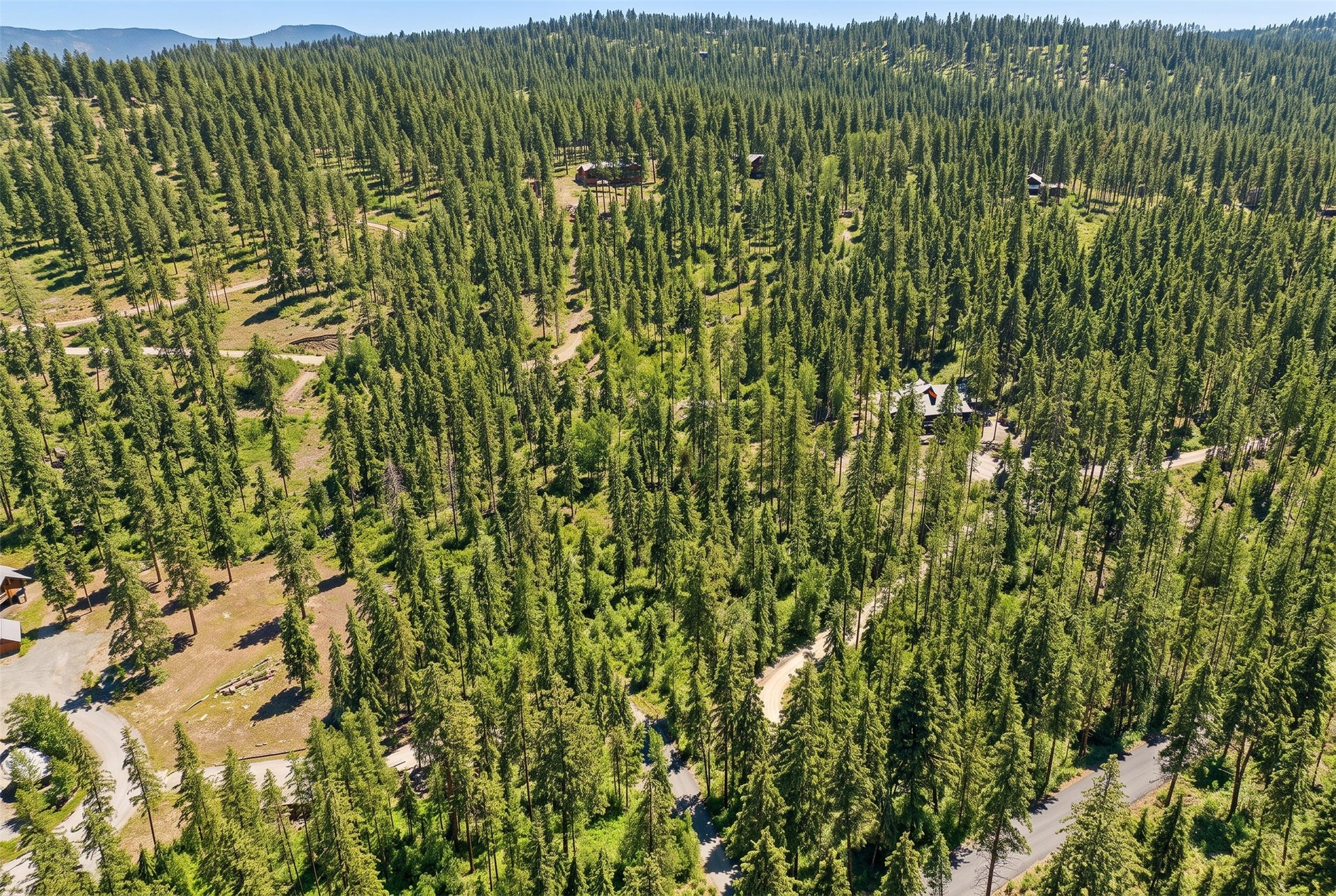 375 Ranch Road, Bigfork, MT 59911 AI-generated seasonal visualization; original photo immediately following