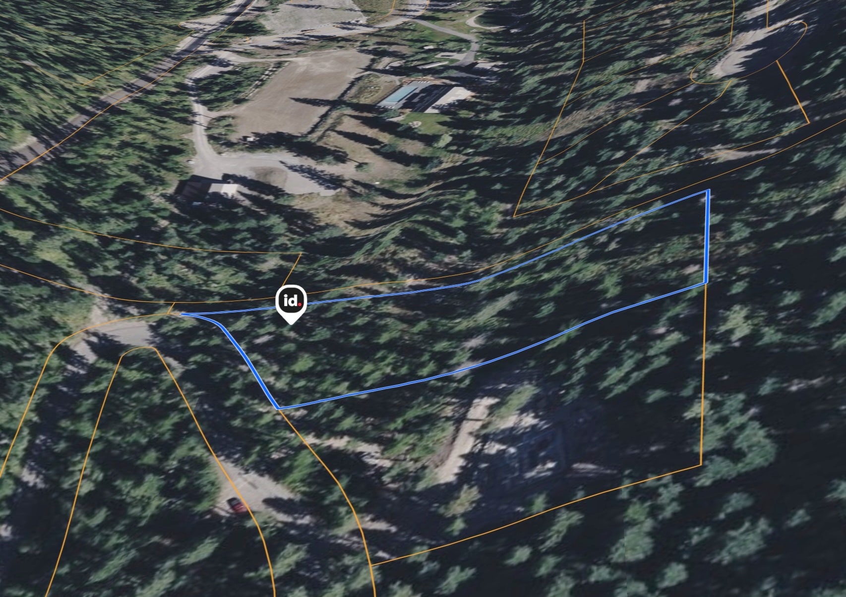 375 Ranch Road, Bigfork, MT 59911 Contoured Parcel Map