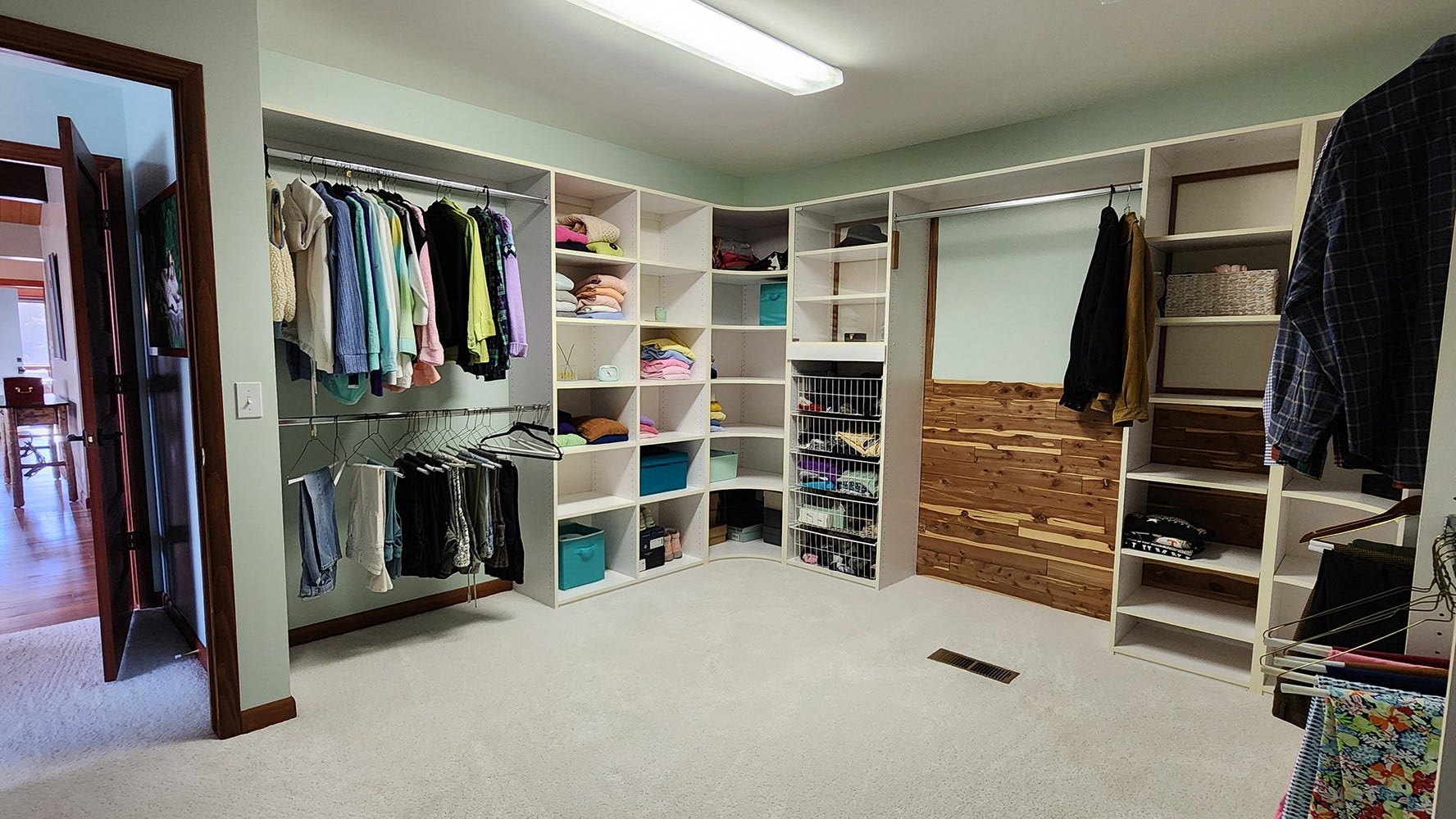 Walk-in Closet is a room of its own.