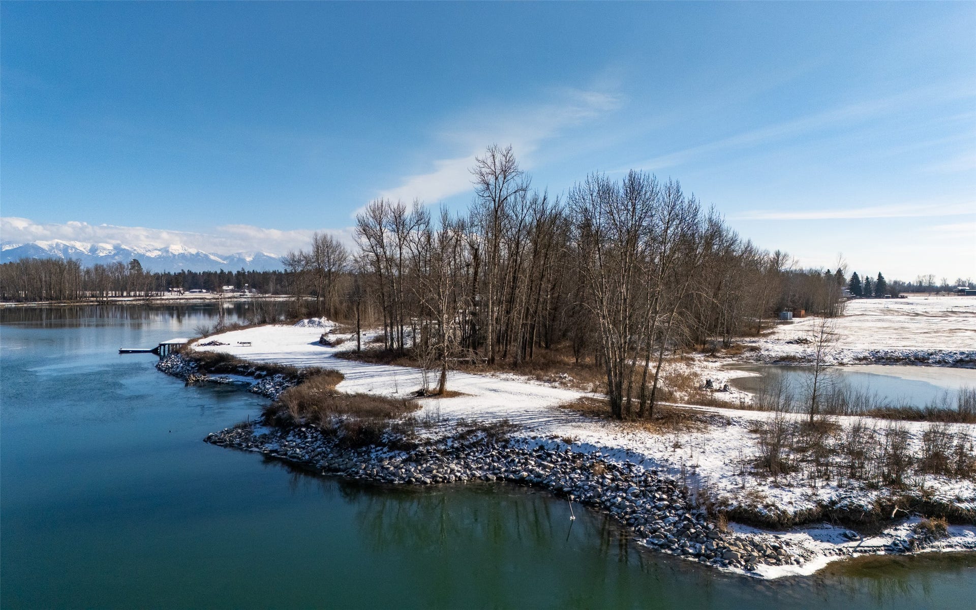 905 Wagner Lane, Kalispell, MT 59901 Shoreline w/ view of the property