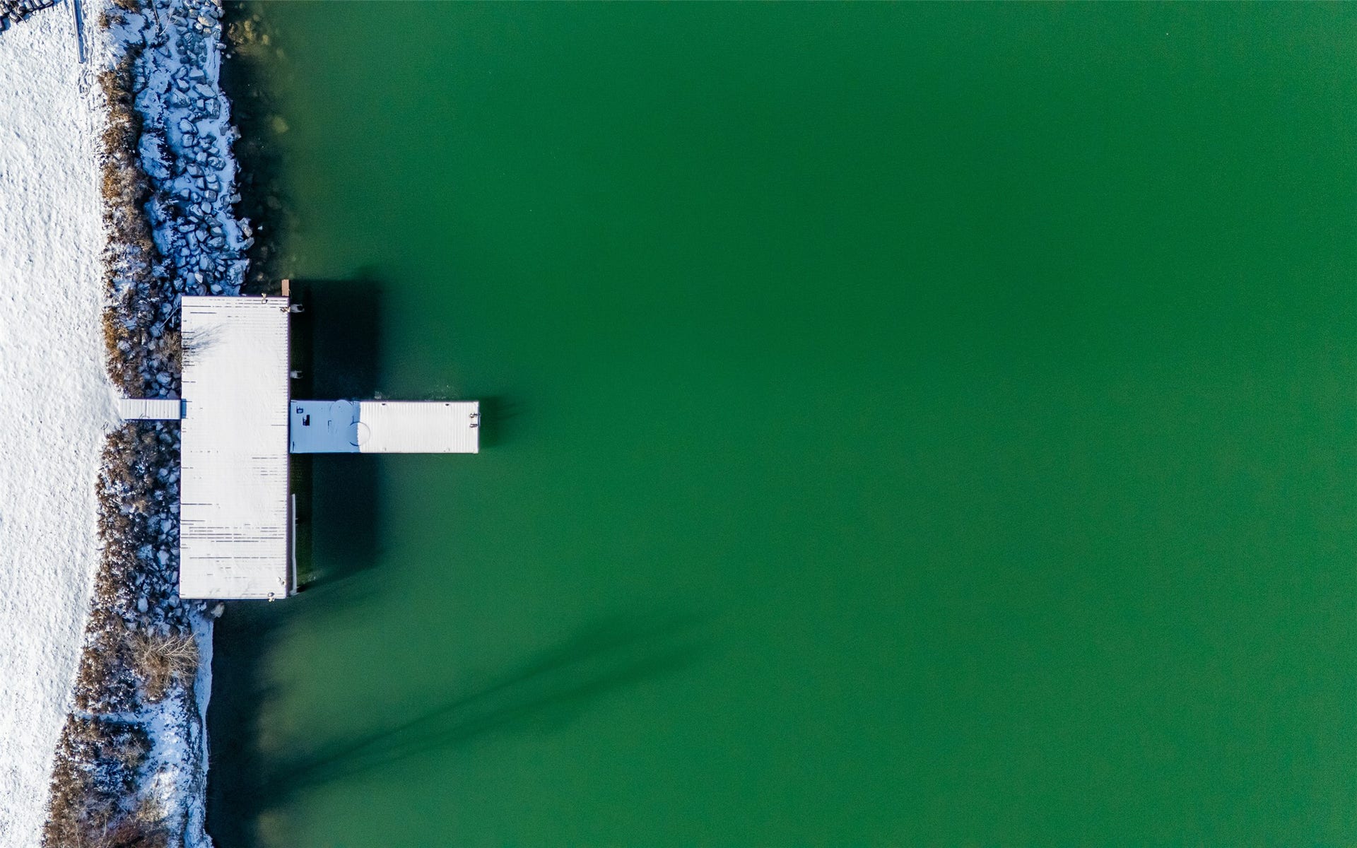 905 Wagner Lane, Kalispell, MT 59901 Aerial view of dock