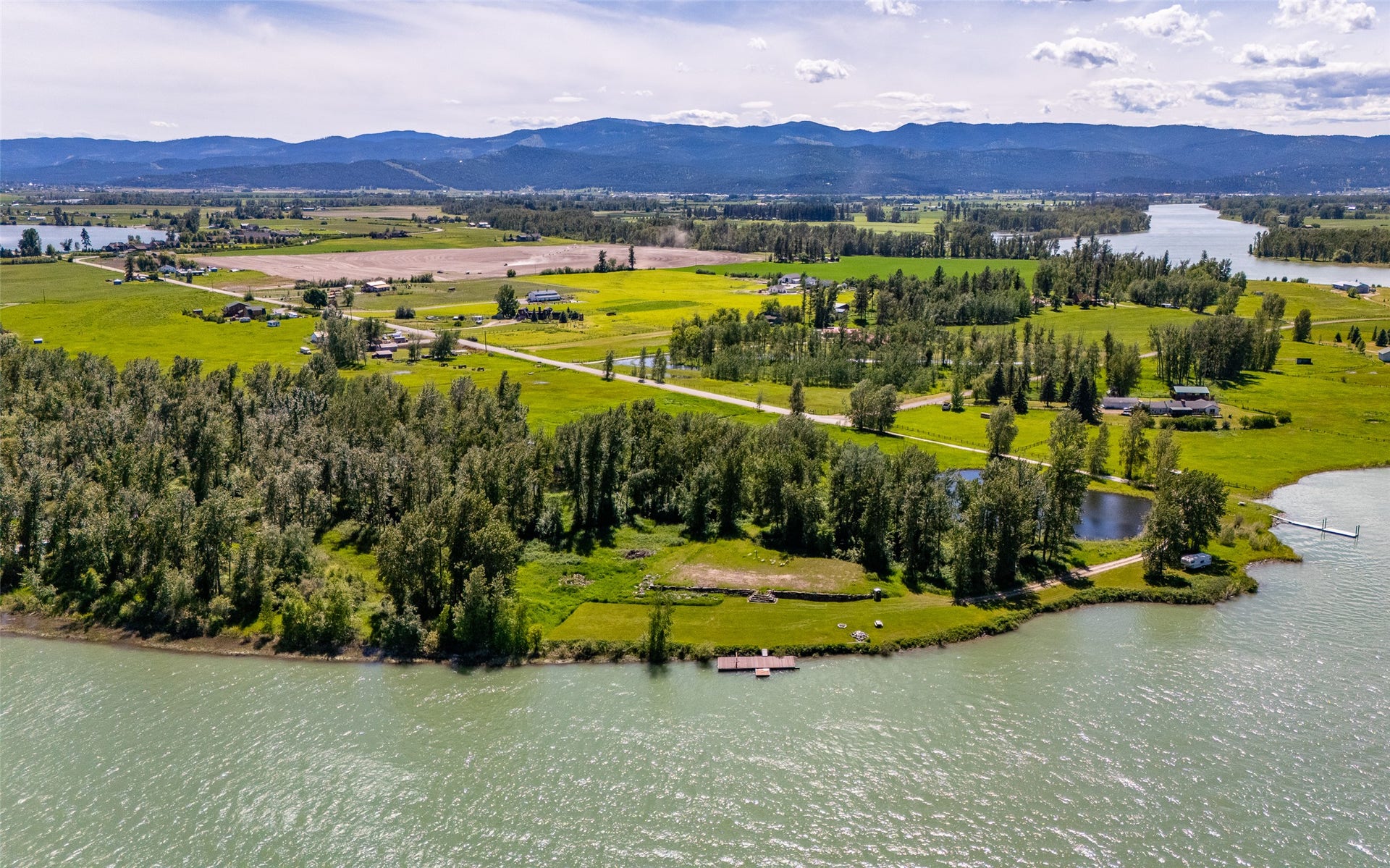 905 Wagner Lane, Kalispell, MT 59901 Aerial view facing south