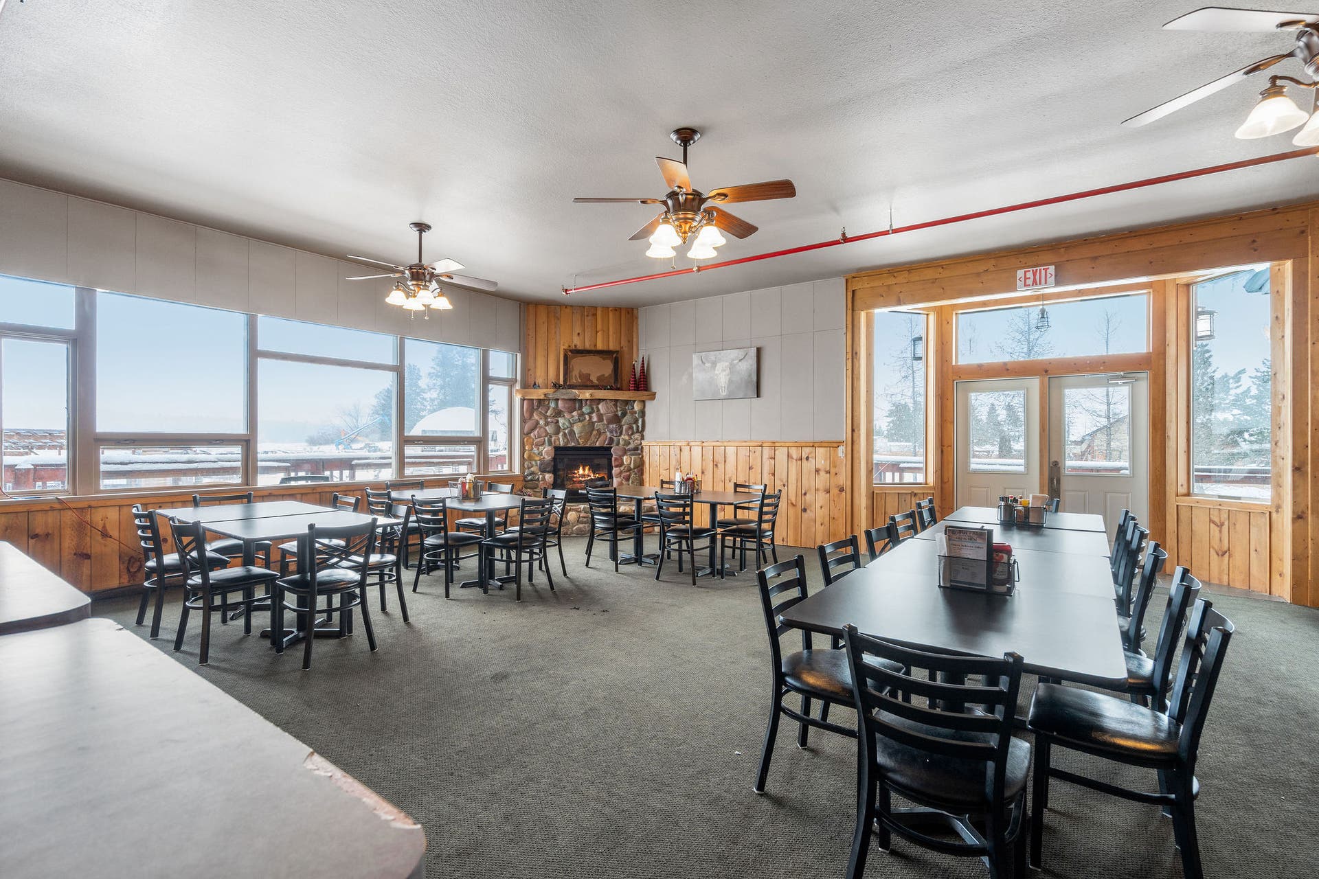 5 Swan Way, Bigfork, MT 59911 Event Room - The Buffalo Saloon, Casino, Grill and Lodge.