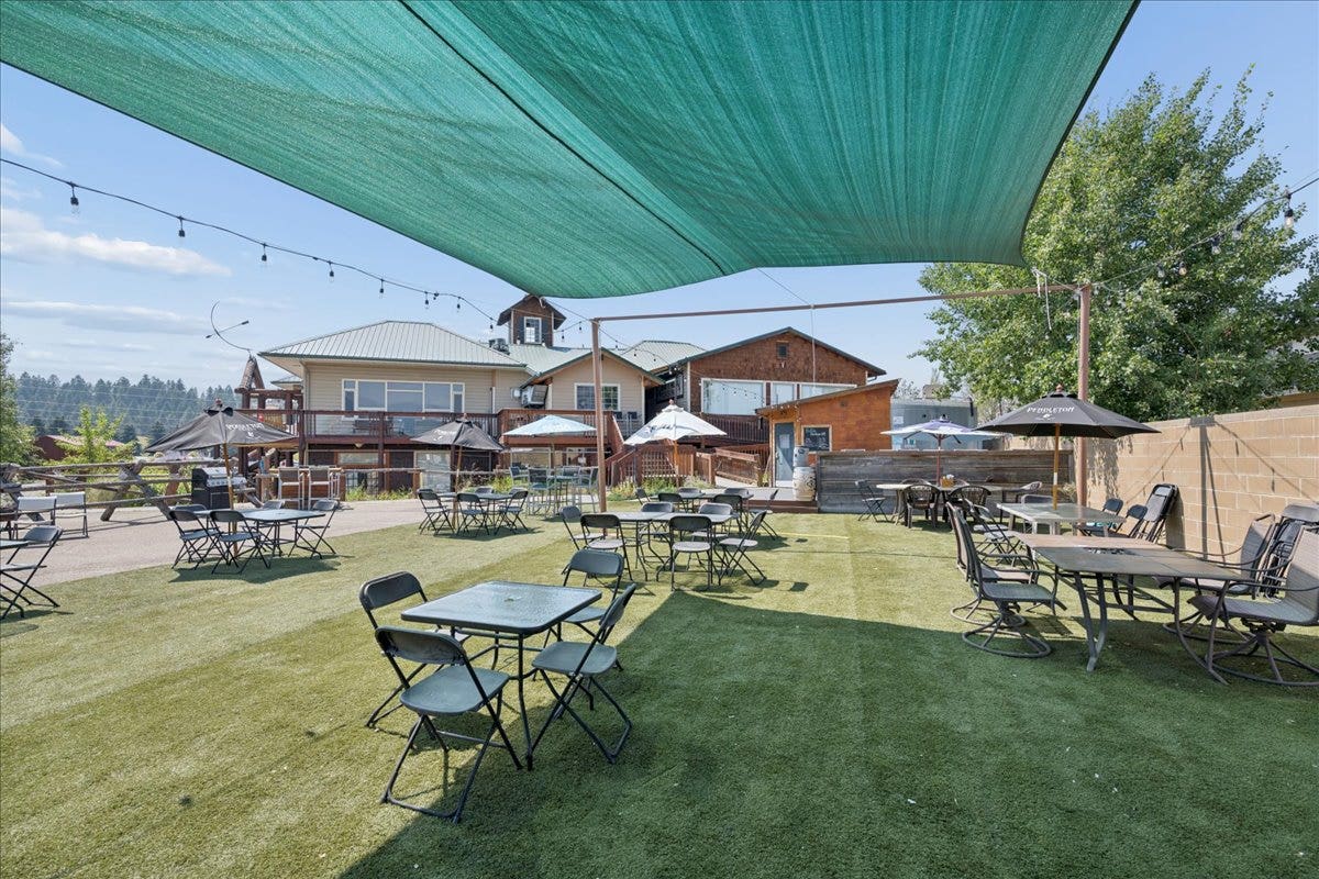 5 Swan Way, Bigfork, MT 59911 Patio - The Buffalo Saloon, Casino, Grill and Lodge.