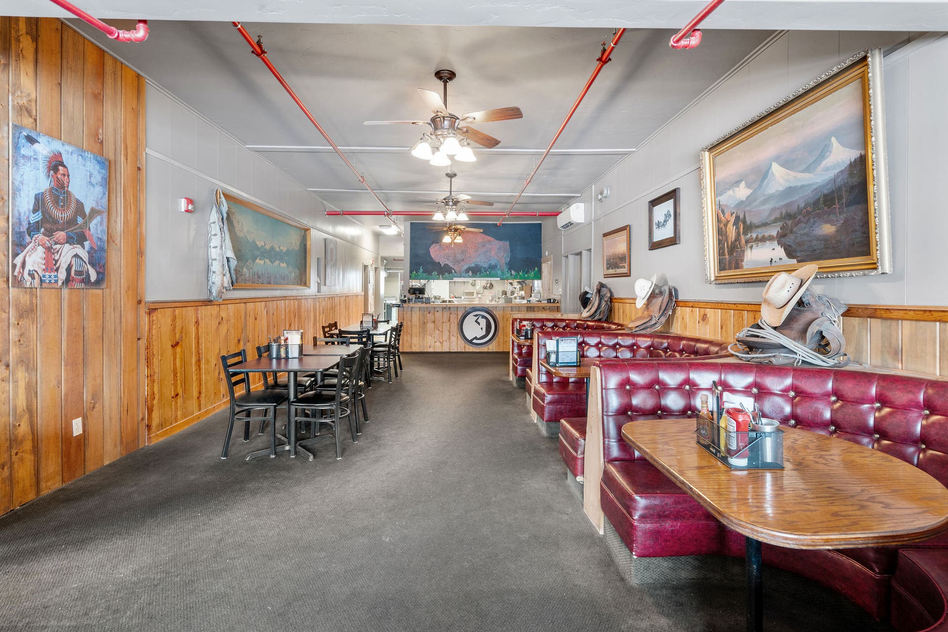5 Swan Way, Bigfork, MT 59911 Grill - The Buffalo Saloon, Casino, Grill and Lodge.