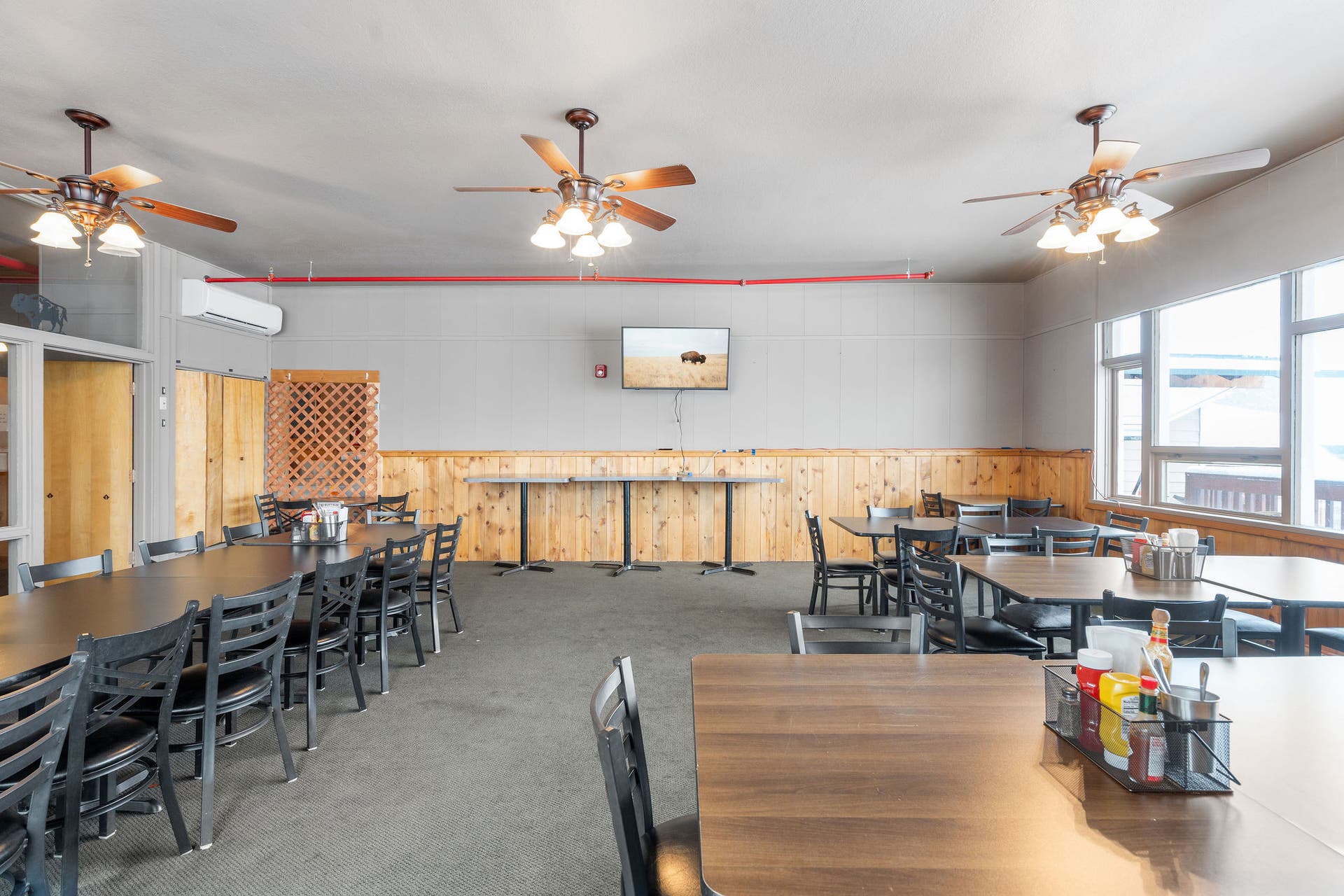 5 Swan Way, Bigfork, MT 59911 Event Room - The Buffalo Saloon, Casino, Grill and Lodge.