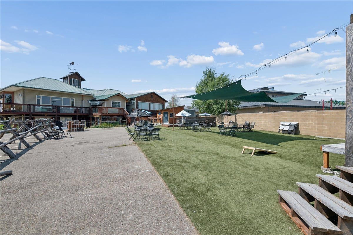 5 Swan Way, Bigfork, MT 59911 Patio - The Buffalo Saloon, Casino, Grill and Lodge.