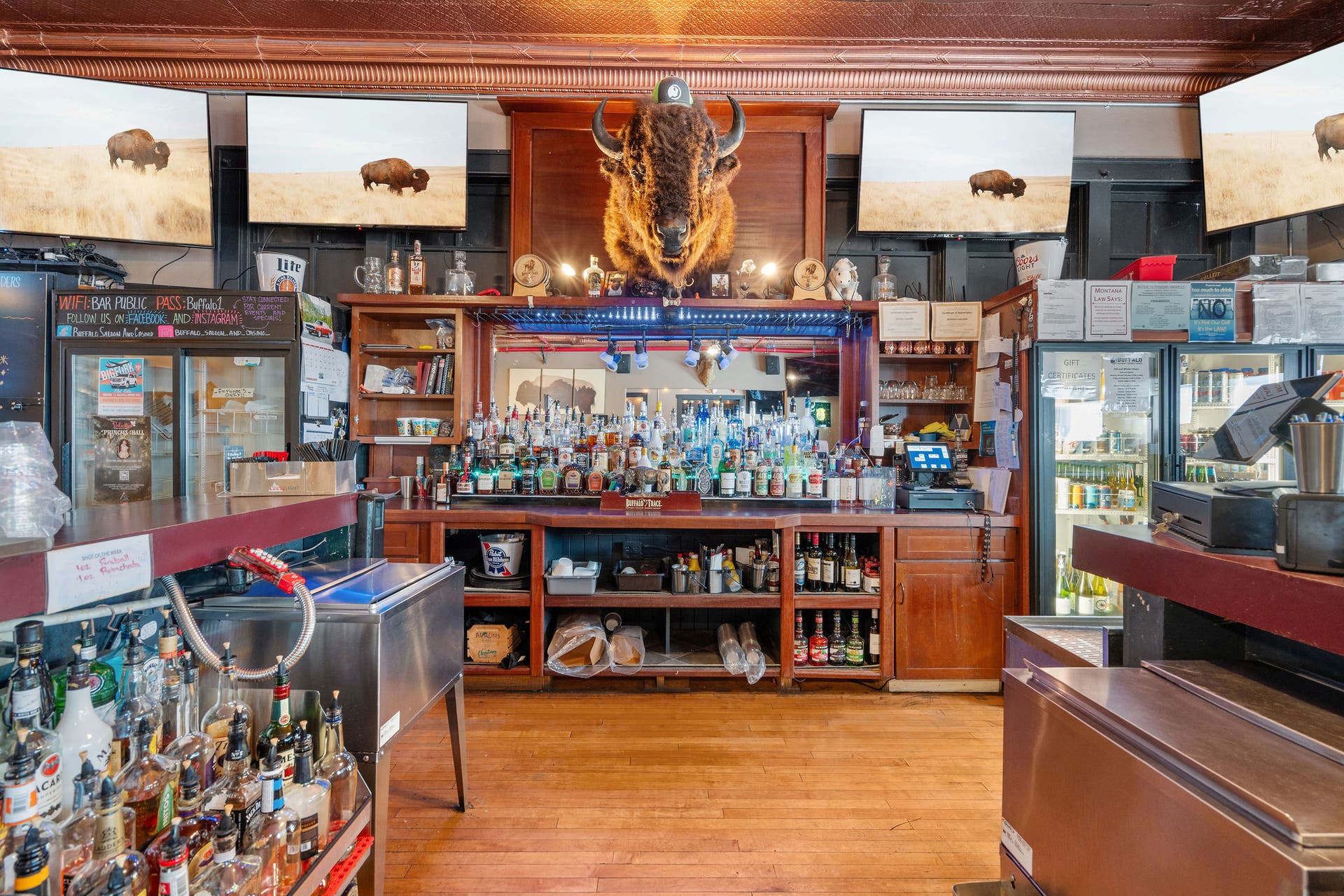 5 Swan Way, Bigfork, MT 59911 Saloon - The Buffalo Saloon, Casino, Grill and Lodge.