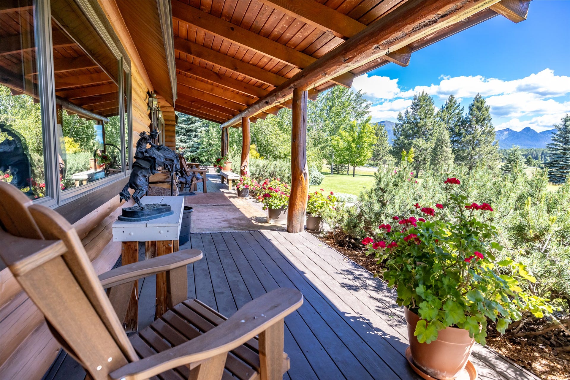 182 Moondance Trail, Bigfork, MT 59911 Front porch rocking!