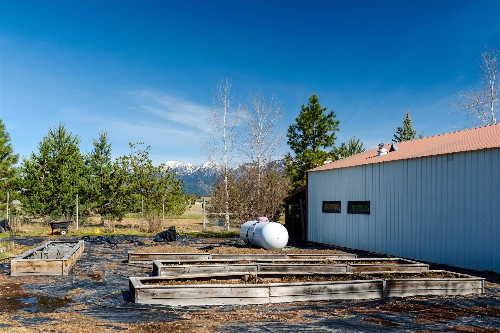 182 Moondance Trail, Bigfork, MT 59911 Raised bed gardening.
