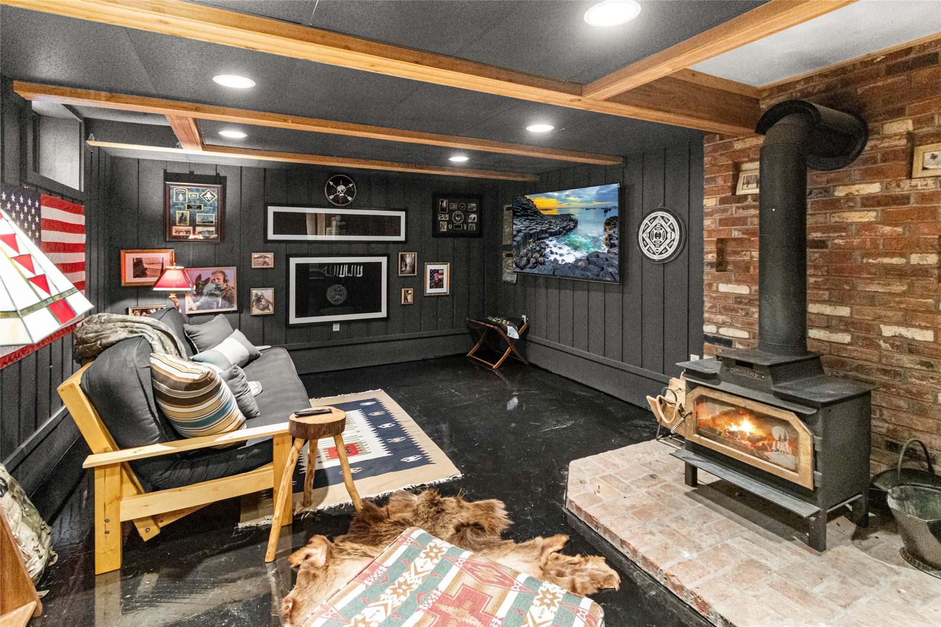 13034 Red Owl Trail, Bigfork, MT 59911 Lower-level Entertainment Room