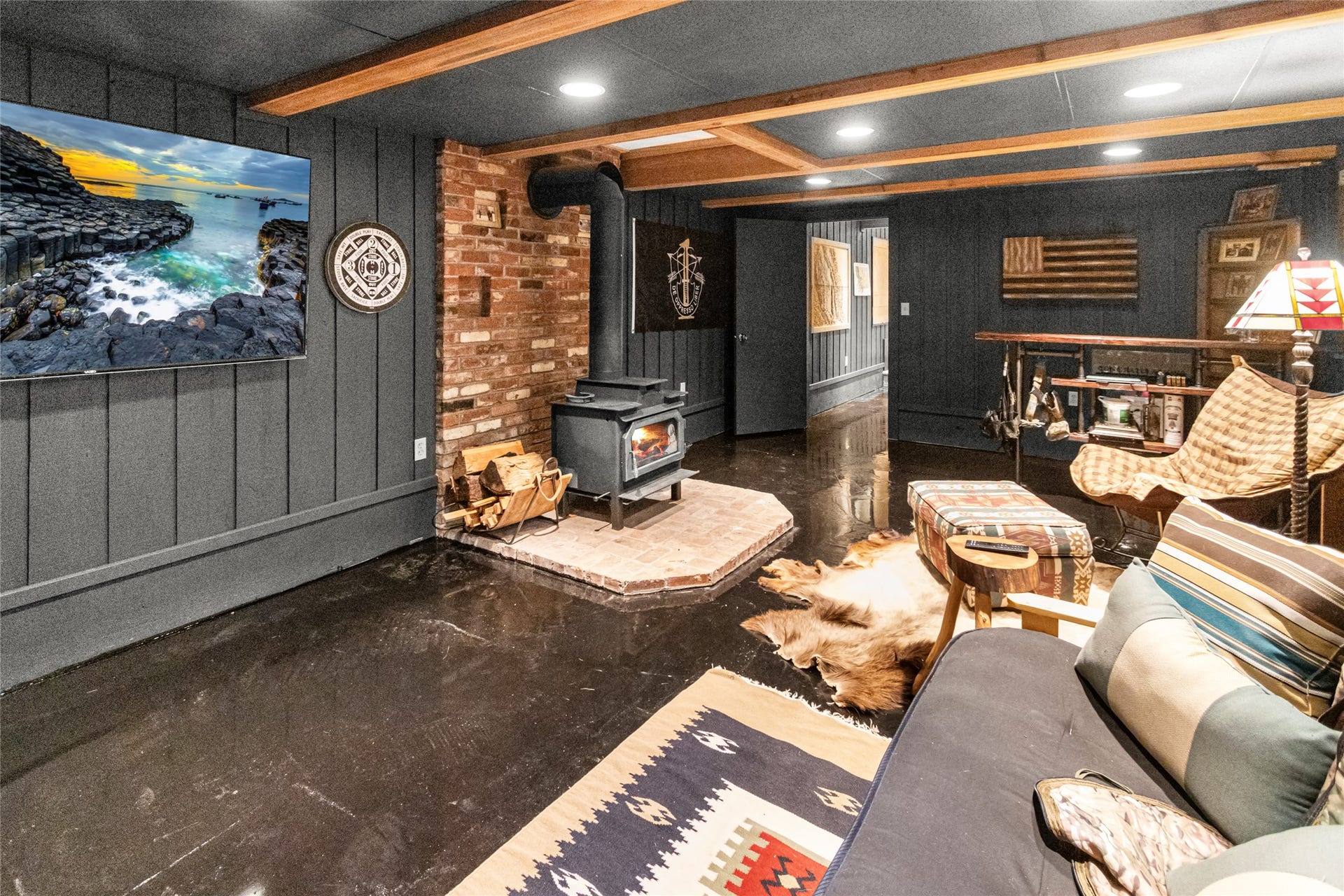 13034 Red Owl Trail, Bigfork, MT 59911 Lower-Level Entertainment Room