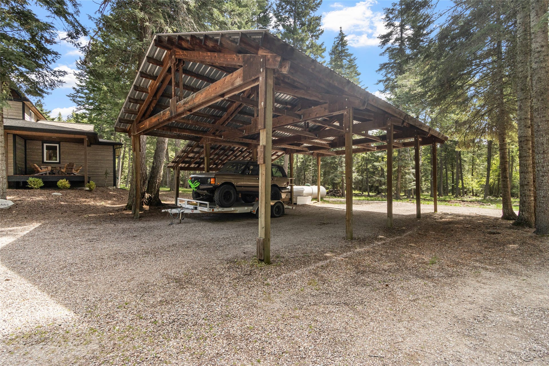 13034 Red Owl Trail, Bigfork, MT 59911 24 x 40 Carport