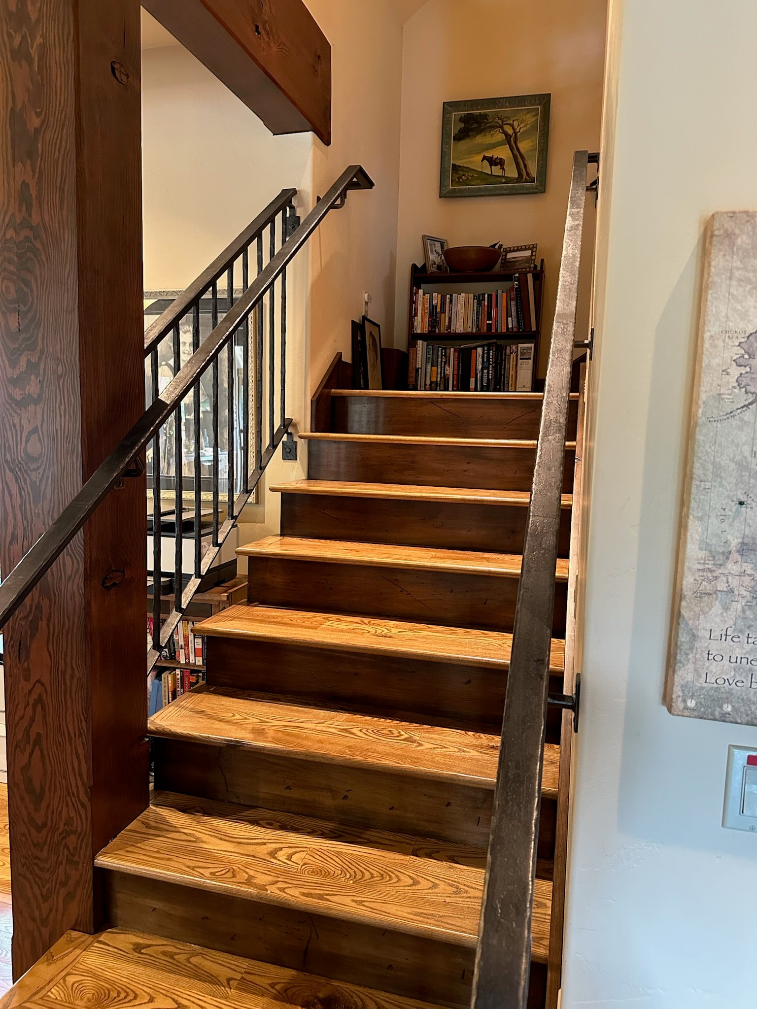 234 Williams Lane, Bigfork, MT 59911 back track to Great room and up the stairs up to half loft ensuite/entertainment room