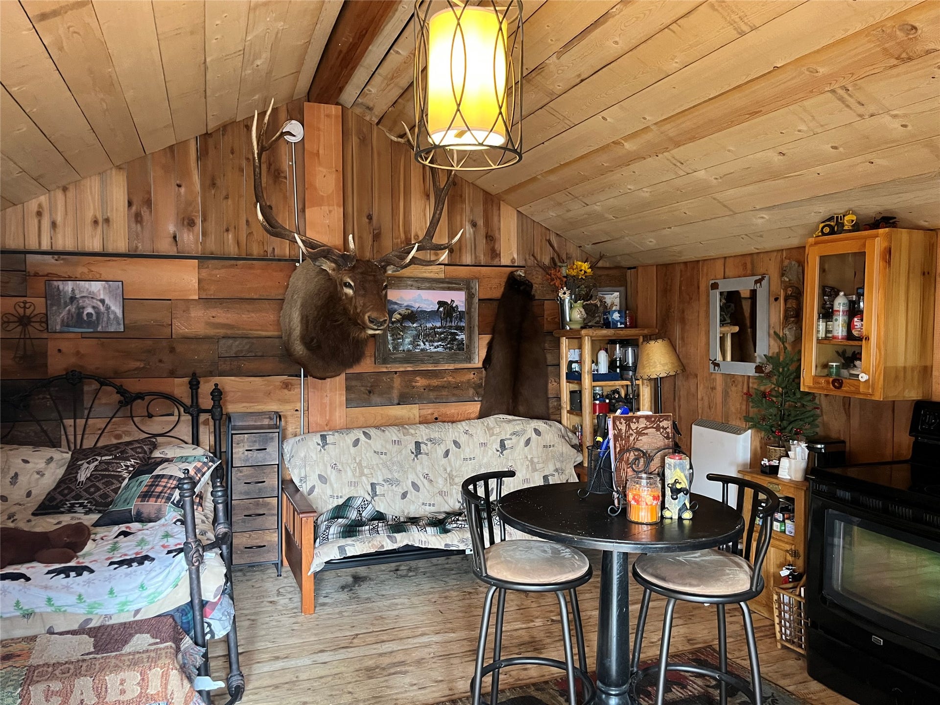 198 Acres Lane, Eureka, MT 59917 Interior of Cabin