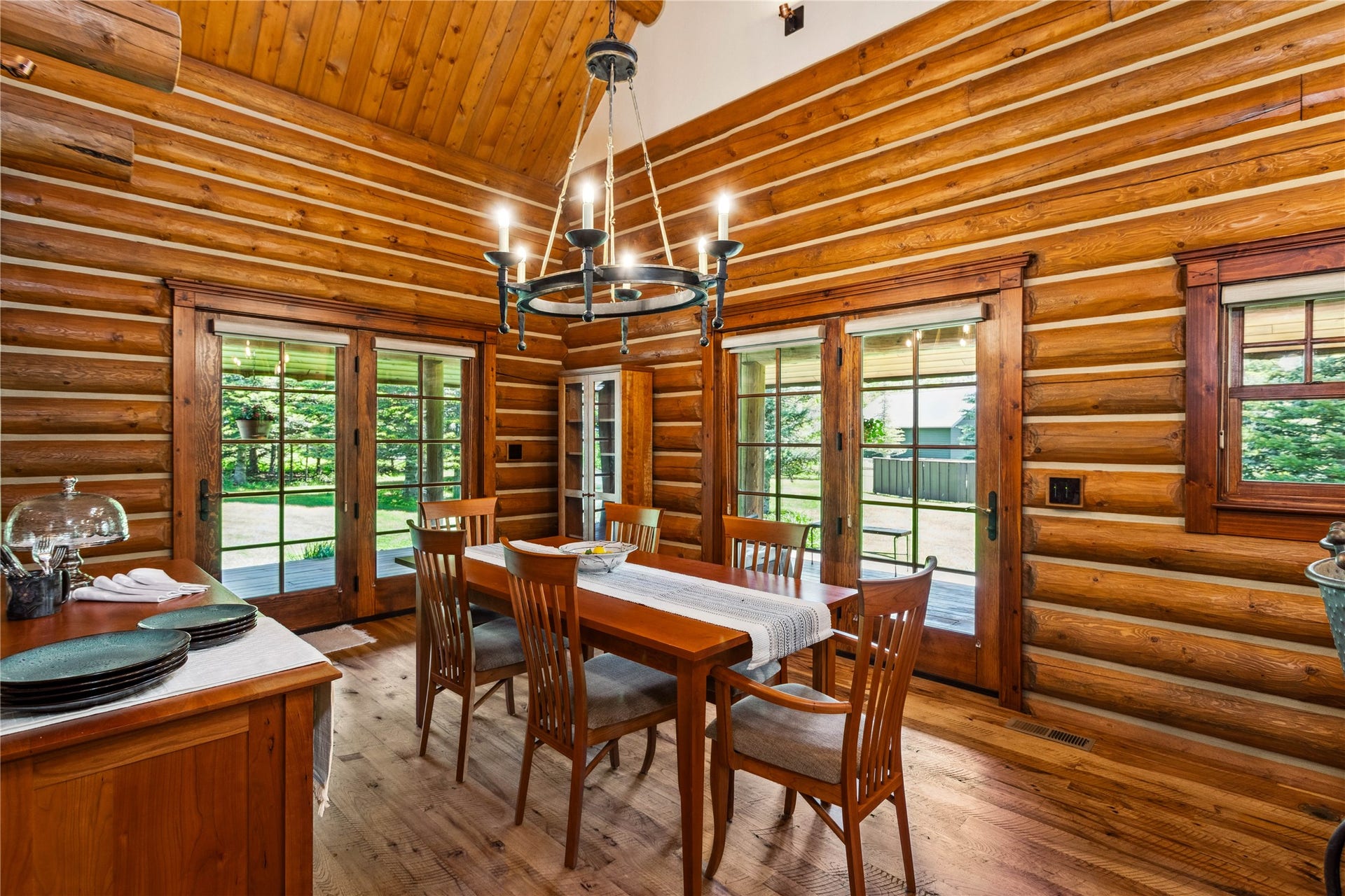 12284 Cygnet Way, Bigfork, MT 59911 ...and double doors to the porch