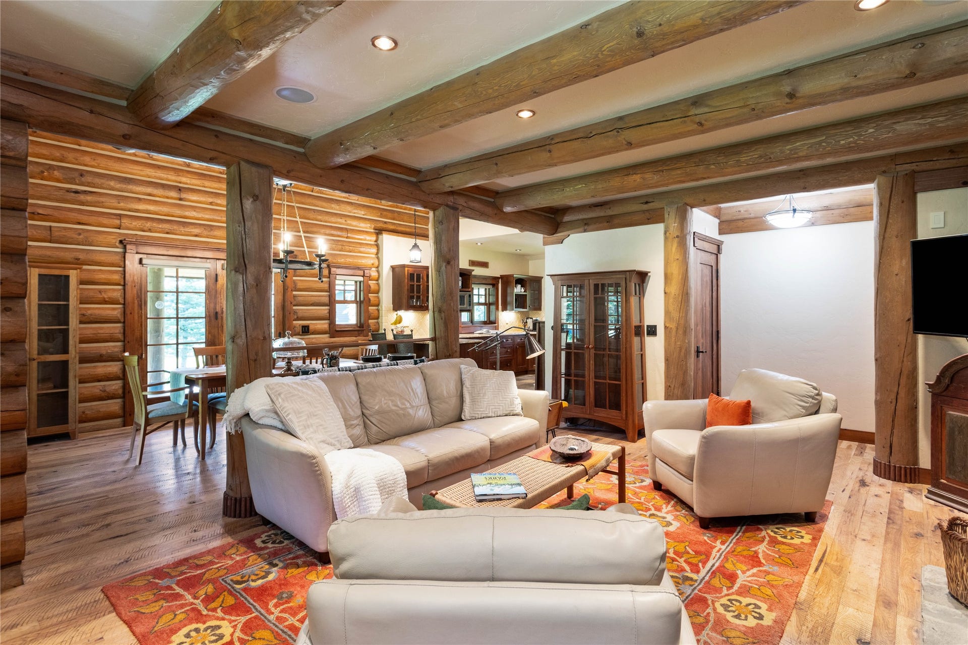 12284 Cygnet Way, Bigfork, MT 59911 Open concept living, but with a cozy flair