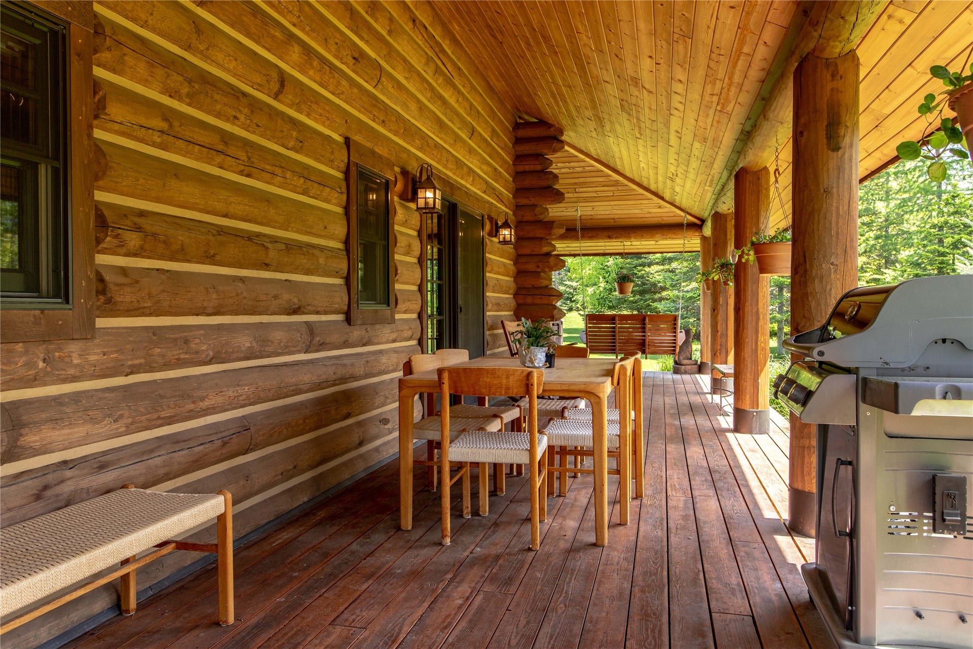 12284 Cygnet Way, Bigfork, MT 59911 Covered porch continues around for easy eat out access to the kitchen