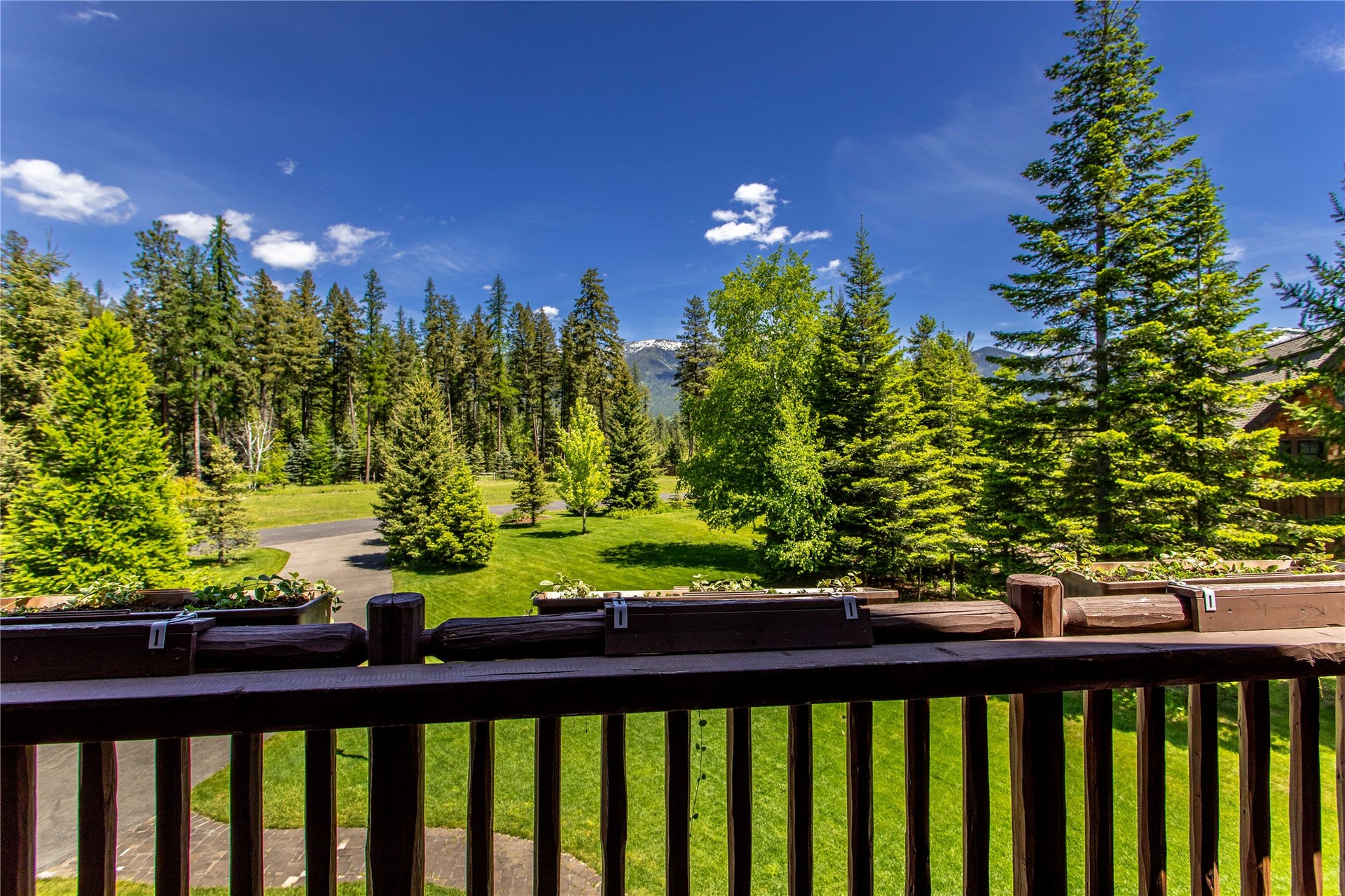 12284 Cygnet Way, Bigfork, MT 59911 ...and balcony views