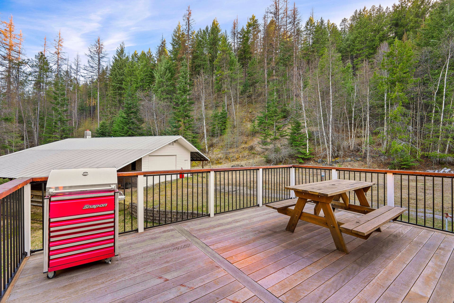 620 Swan River Road, Bigfork, MT 59911 Fabulous back deck
