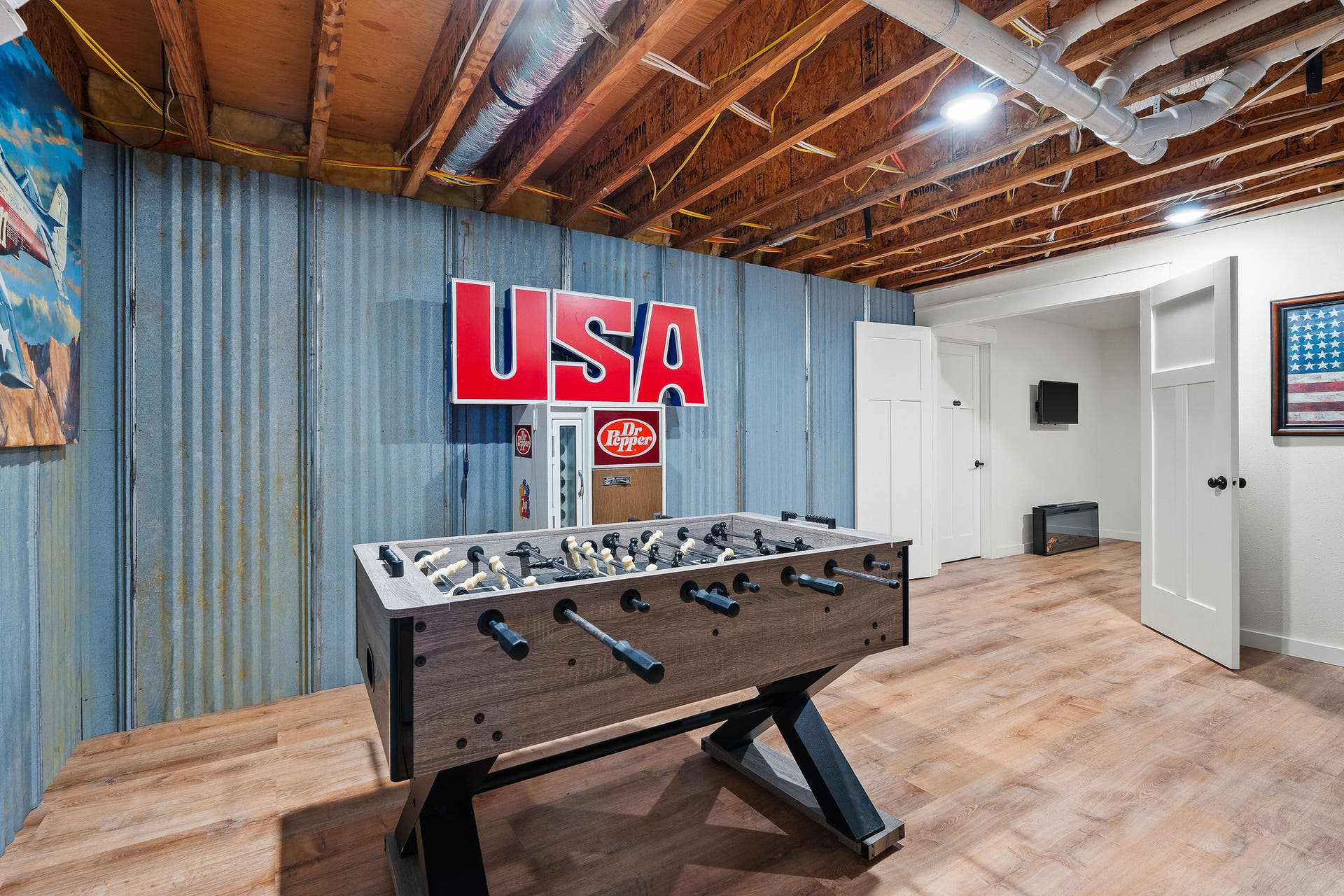 620 Swan River Road, Bigfork, MT 59911 Downstairs game room
